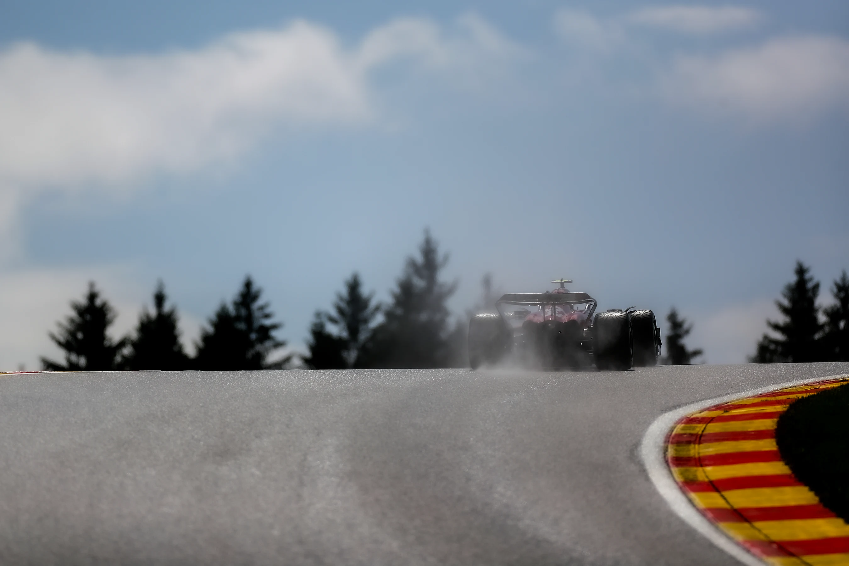 SPA, BELGIUM - JULY 29: Zhou Guanyu of Alfa Romeo and China  during the Sprint Shootout ahead of