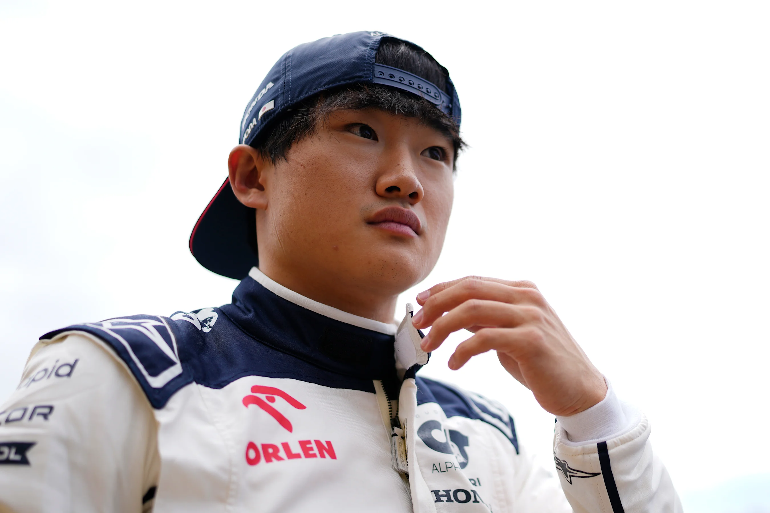 MONTREAL, QUEBEC - JUNE 18: Yuki Tsunoda of Japan and Scuderia AlphaTauri prepares to drive on the