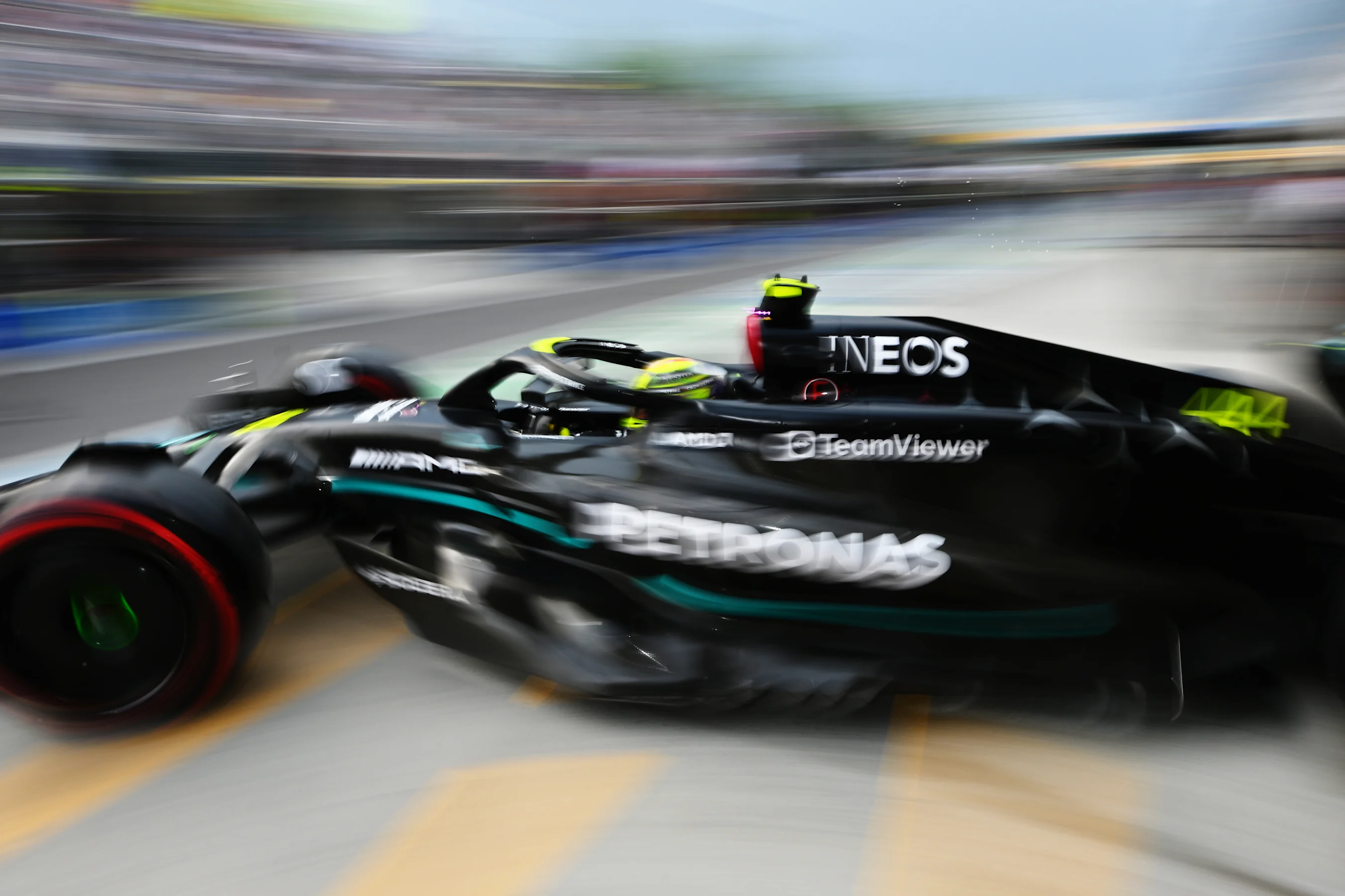 MONTREAL, QUEBEC - JUNE 16: Lewis Hamilton of Great Britain driving the (44) Mercedes AMG Petronas
