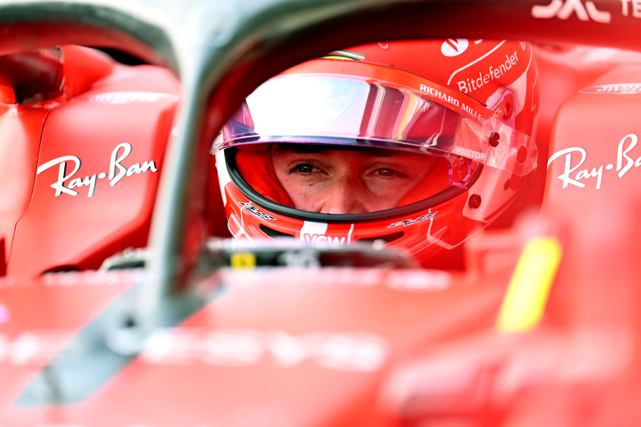 MONTREAL, QUEBEC - JUNE 16: Charles Leclerc of Monaco and Ferrari prepares to drive during practice