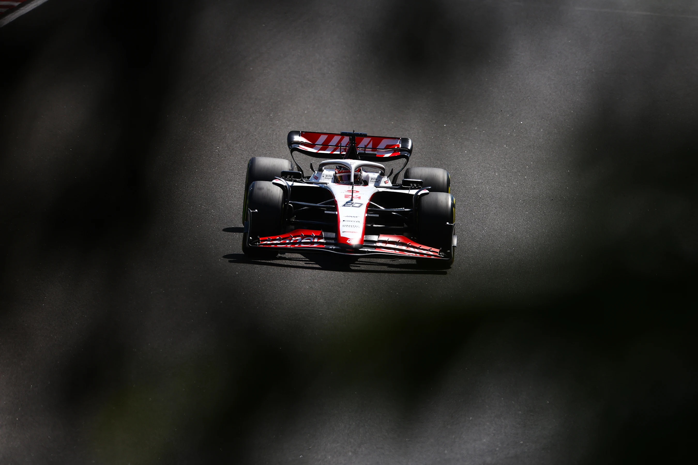 BUDAPEST, HUNGARY - JULY 22: Kevin Magnussen of Denmark driving the (20) Haas F1 VF-23 Ferrari on
