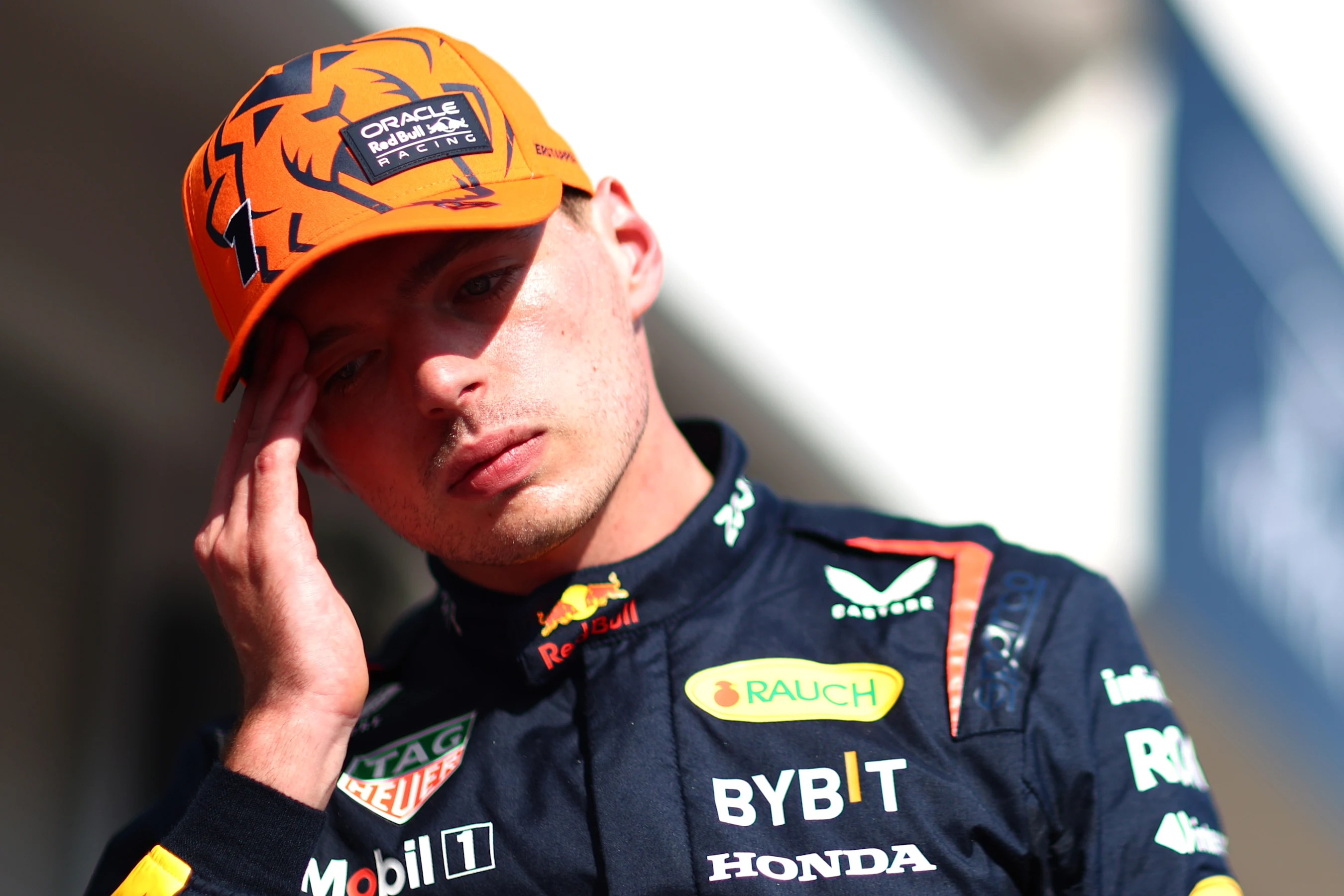 BUDAPEST, HUNGARY - JULY 22: Second placed qualifier Max Verstappen of the Netherlands and Oracle