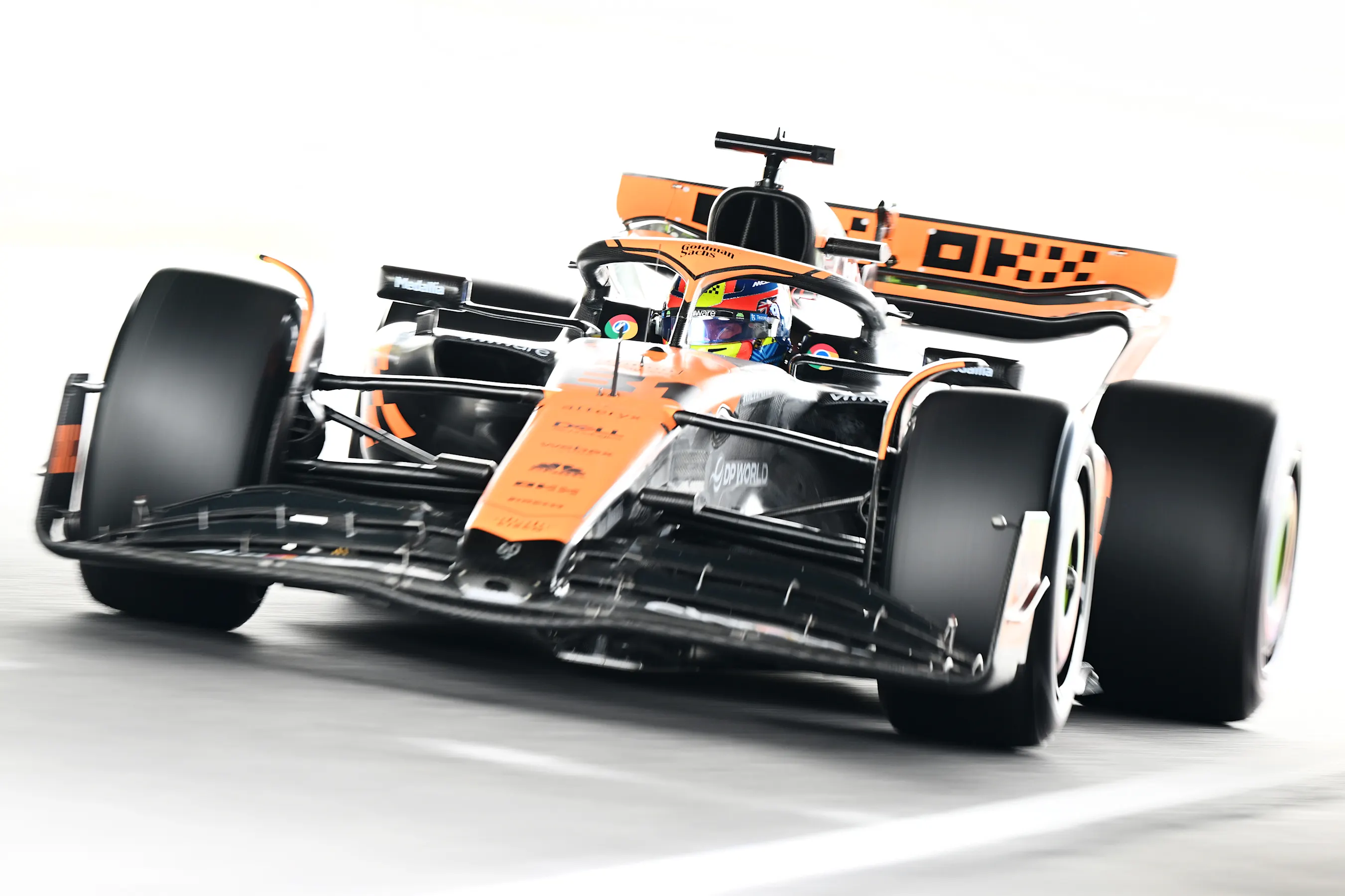 SUZUKA, JAPAN - SEPTEMBER 22: Oscar Piastri of Australia driving the (81) McLaren MCL60 Mercedes on
