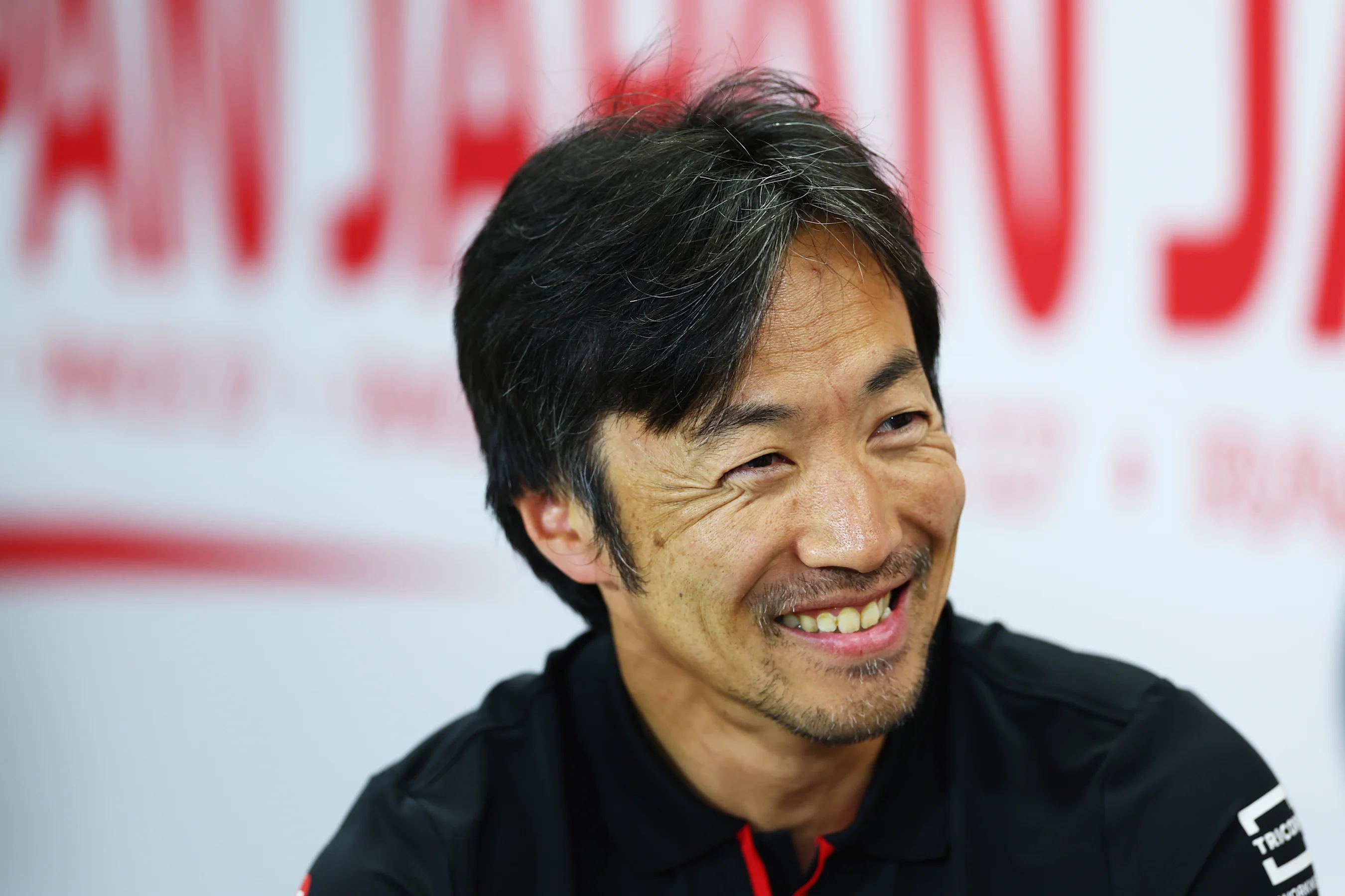 SUZUKA, JAPAN - SEPTEMBER 22: Ayao Komatsu, Trackside Engineering Director at Haas F1 attends the