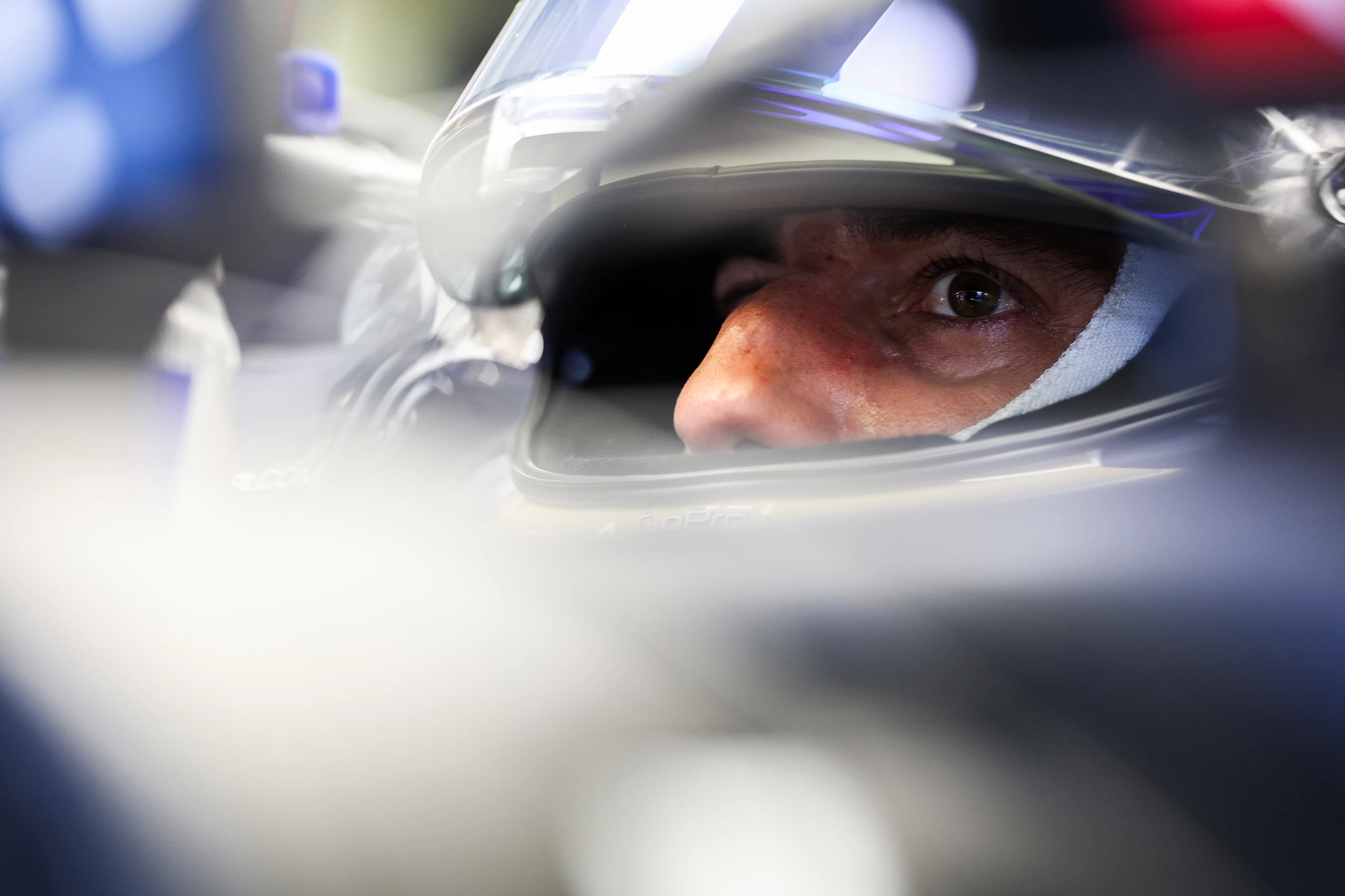MEXICO CITY, MEXICO - OCTOBER 27: Daniel Ricciardo of Australia and Scuderia AlphaTauri prepares to