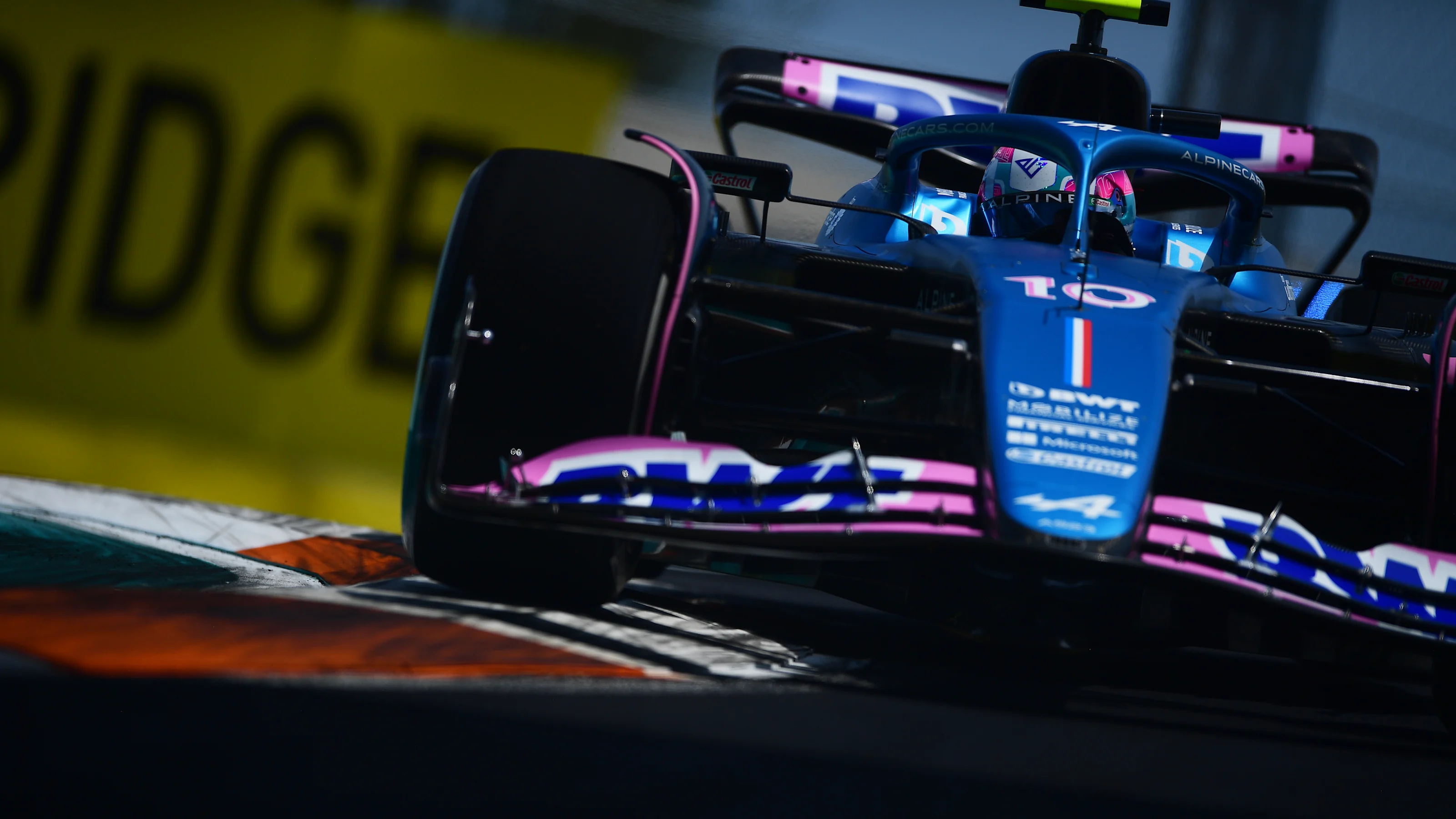 MIAMI, FLORIDA - MAY 05: Pierre Gasly of France driving the (10) Alpine F1 A523 Renault on track