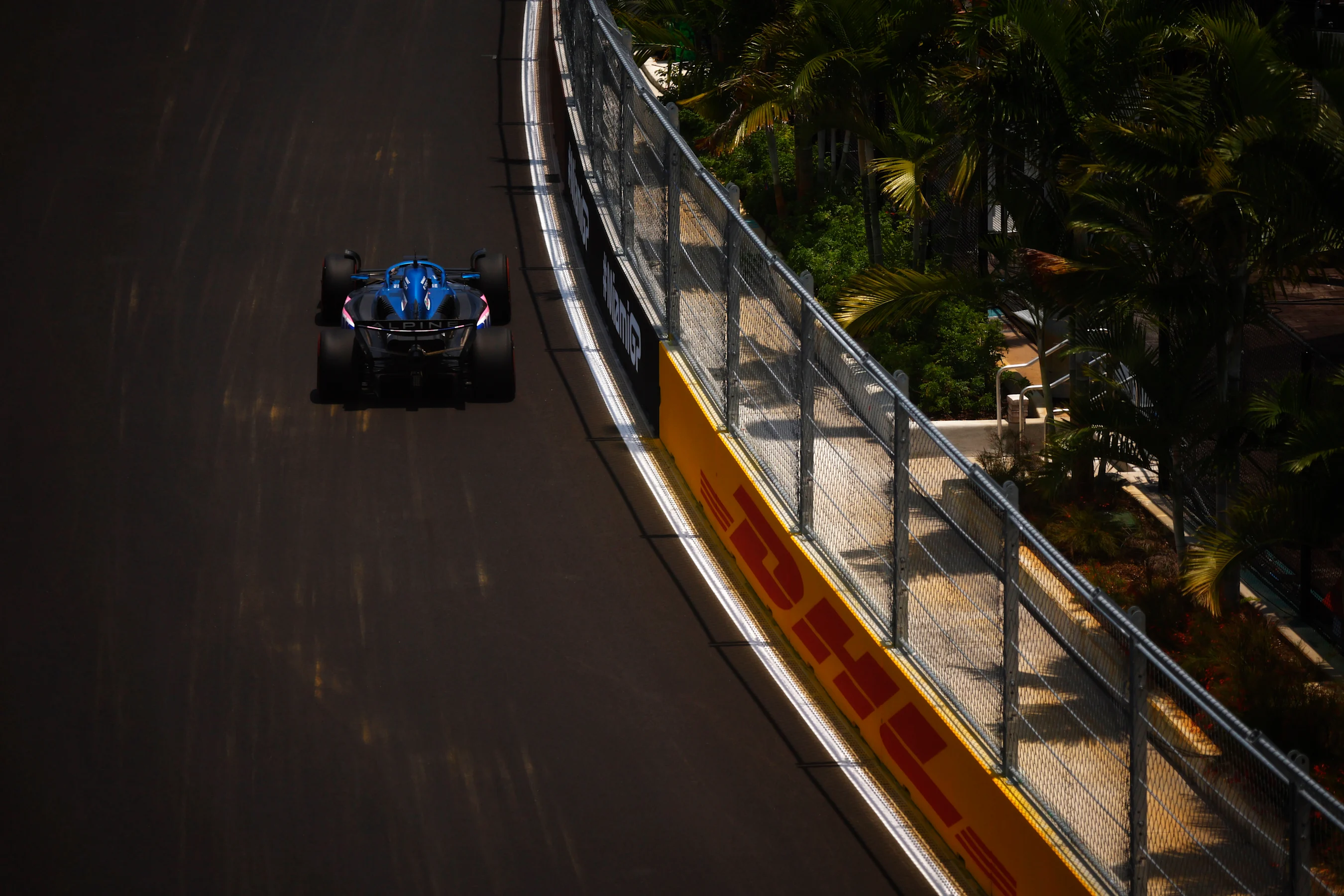 MIAMI, FLORIDA - MAY 06: Esteban Ocon of France driving the (31) Alpine F1 A523 Renault on track