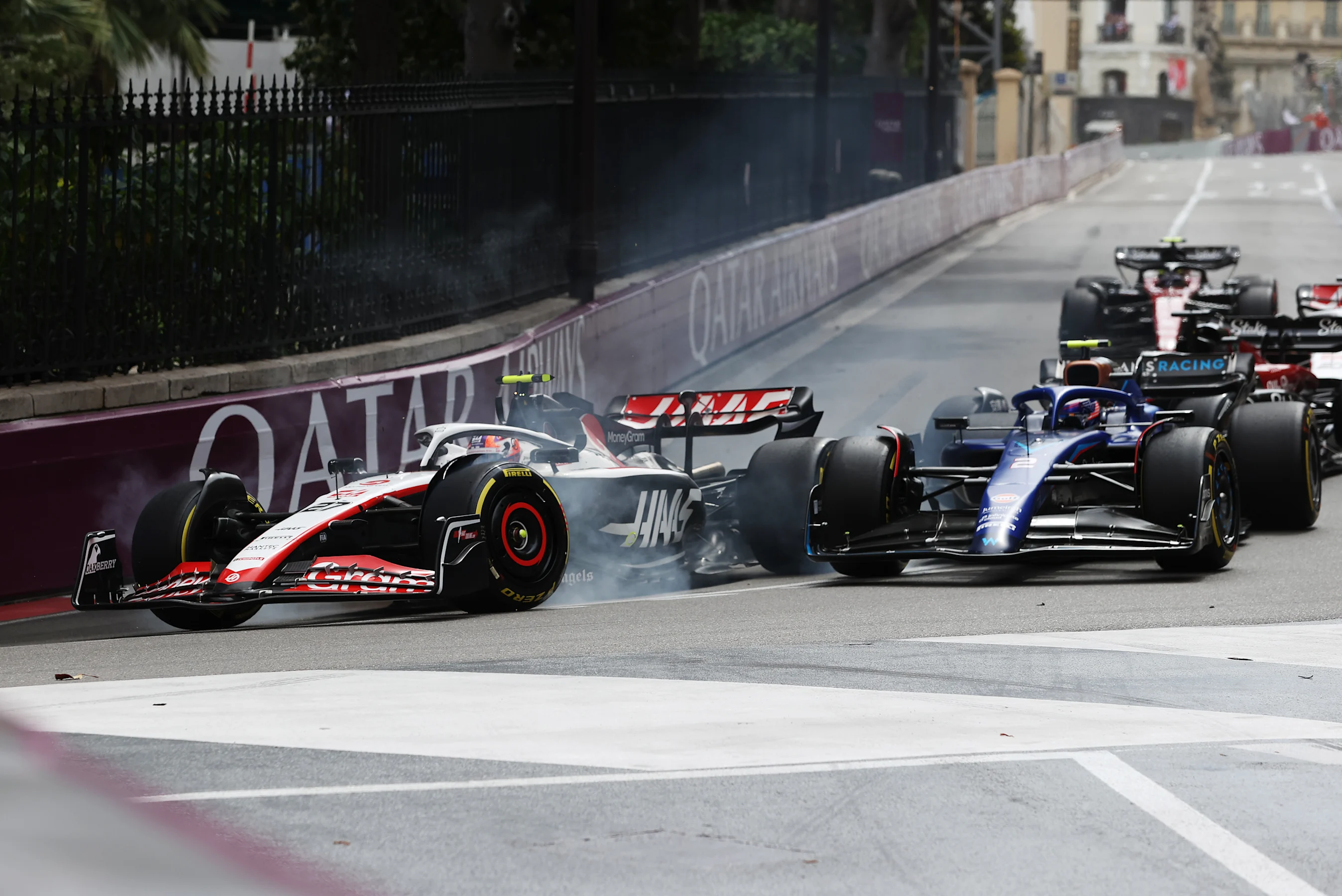MONTE-CARLO, MONACO - MAY 28: Nico Hulkenberg of Germany driving the (27) Haas F1 VF-23 Ferrari