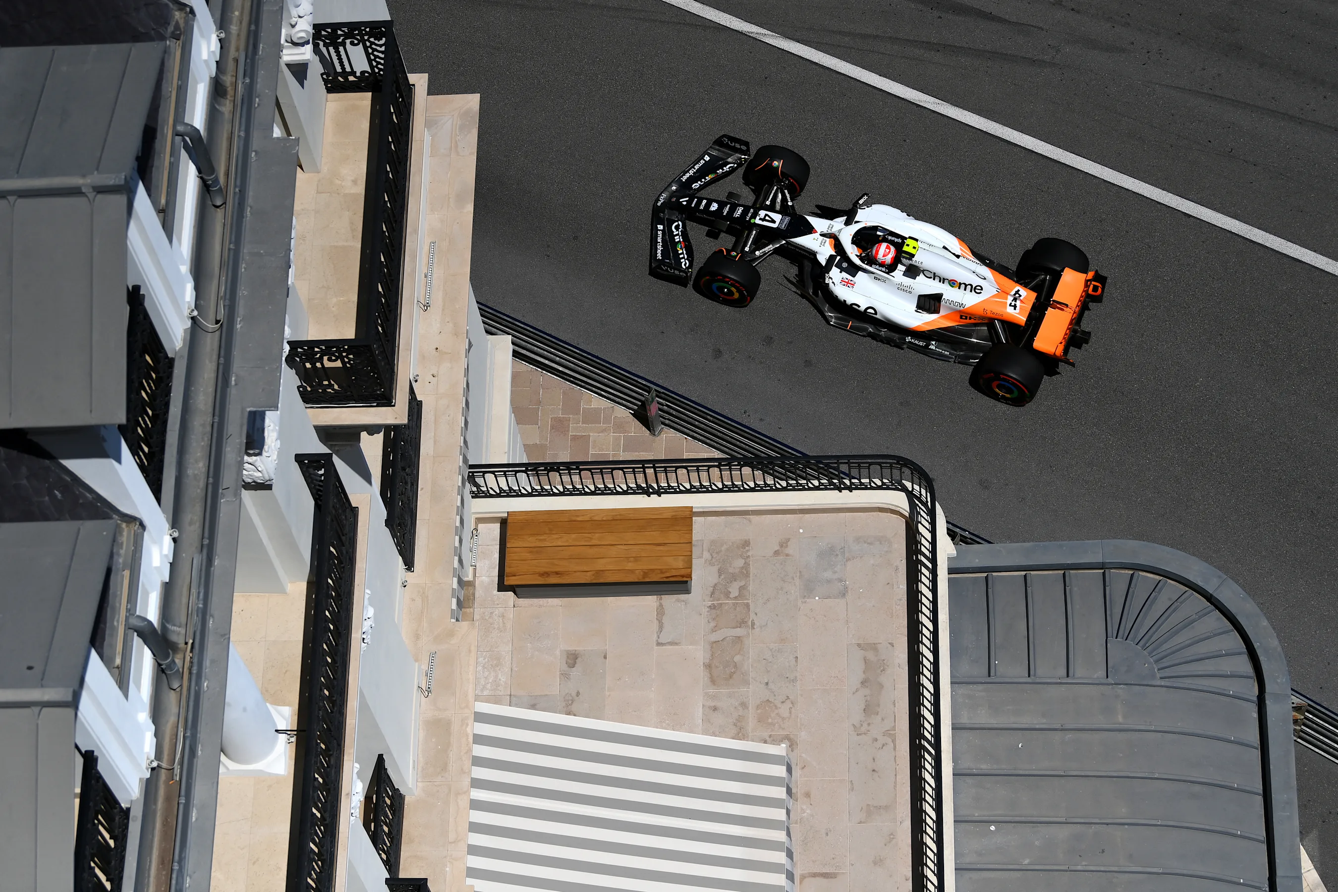 MONTE-CARLO, MONACO - MAY 27: Lando Norris of Great Britain driving the (4) McLaren MCL60 Mercedes