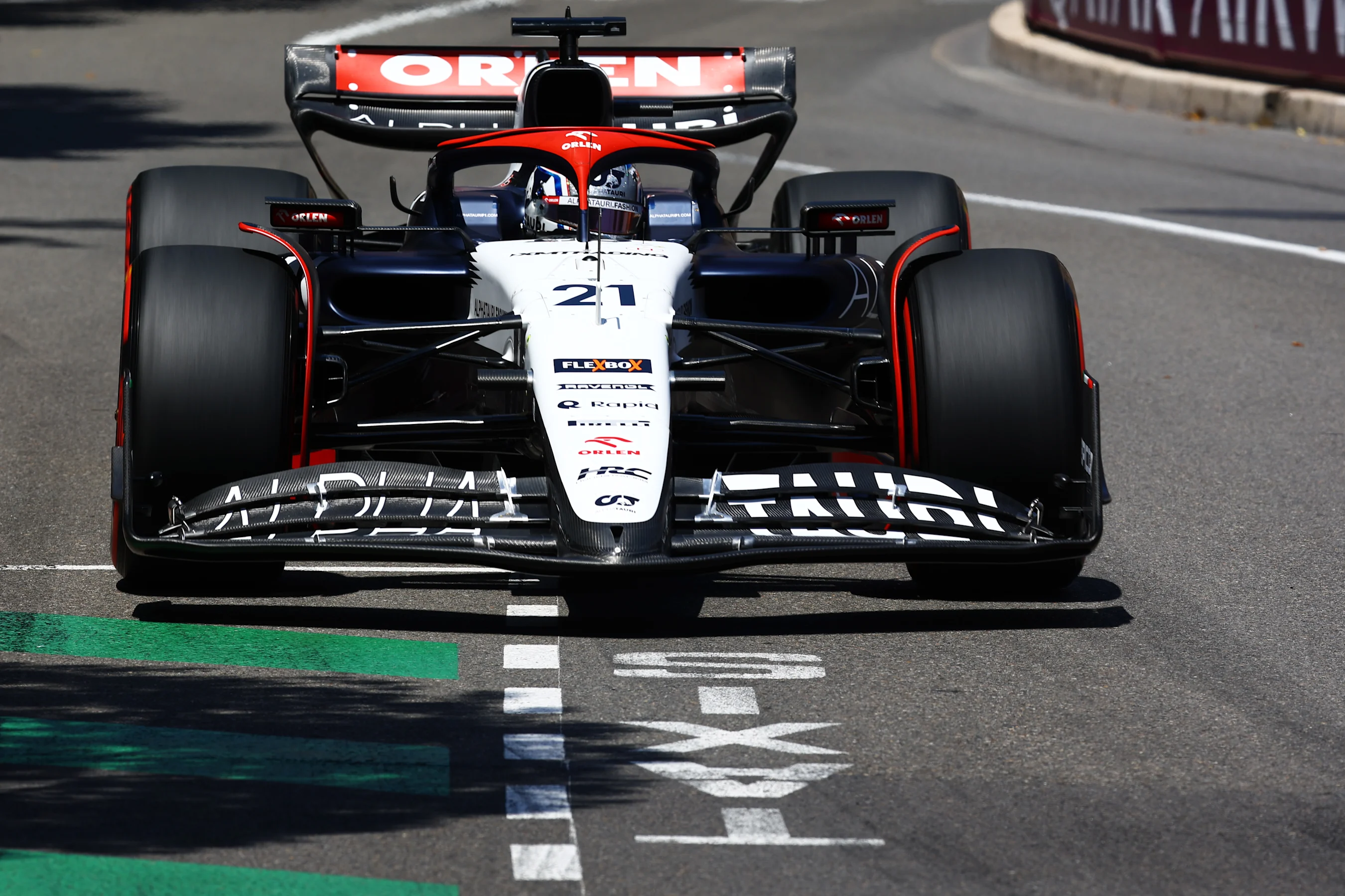 MONTE-CARLO, MONACO - MAY 27: Nyck de Vries of Netherlands driving the (21) Scuderia AlphaTauri