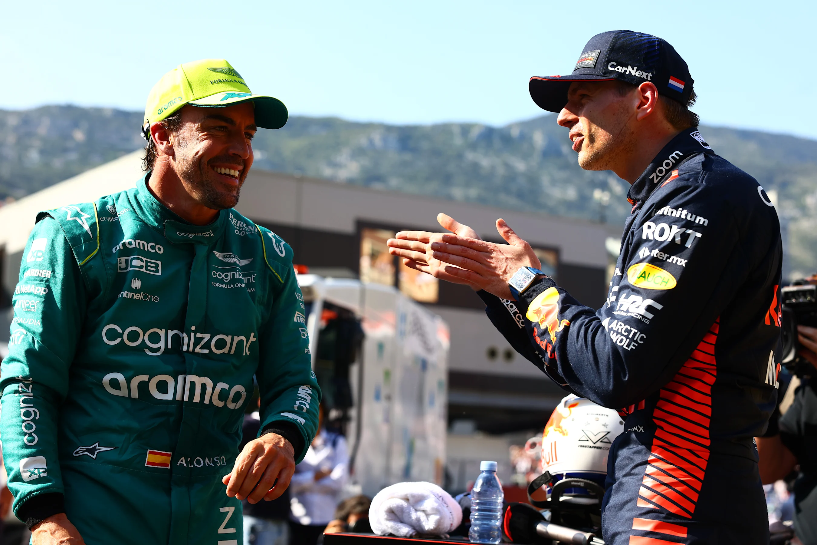 MONTE-CARLO, MONACO - MAY 27: Pole position qualifier Max Verstappen of the Netherlands and Oracle