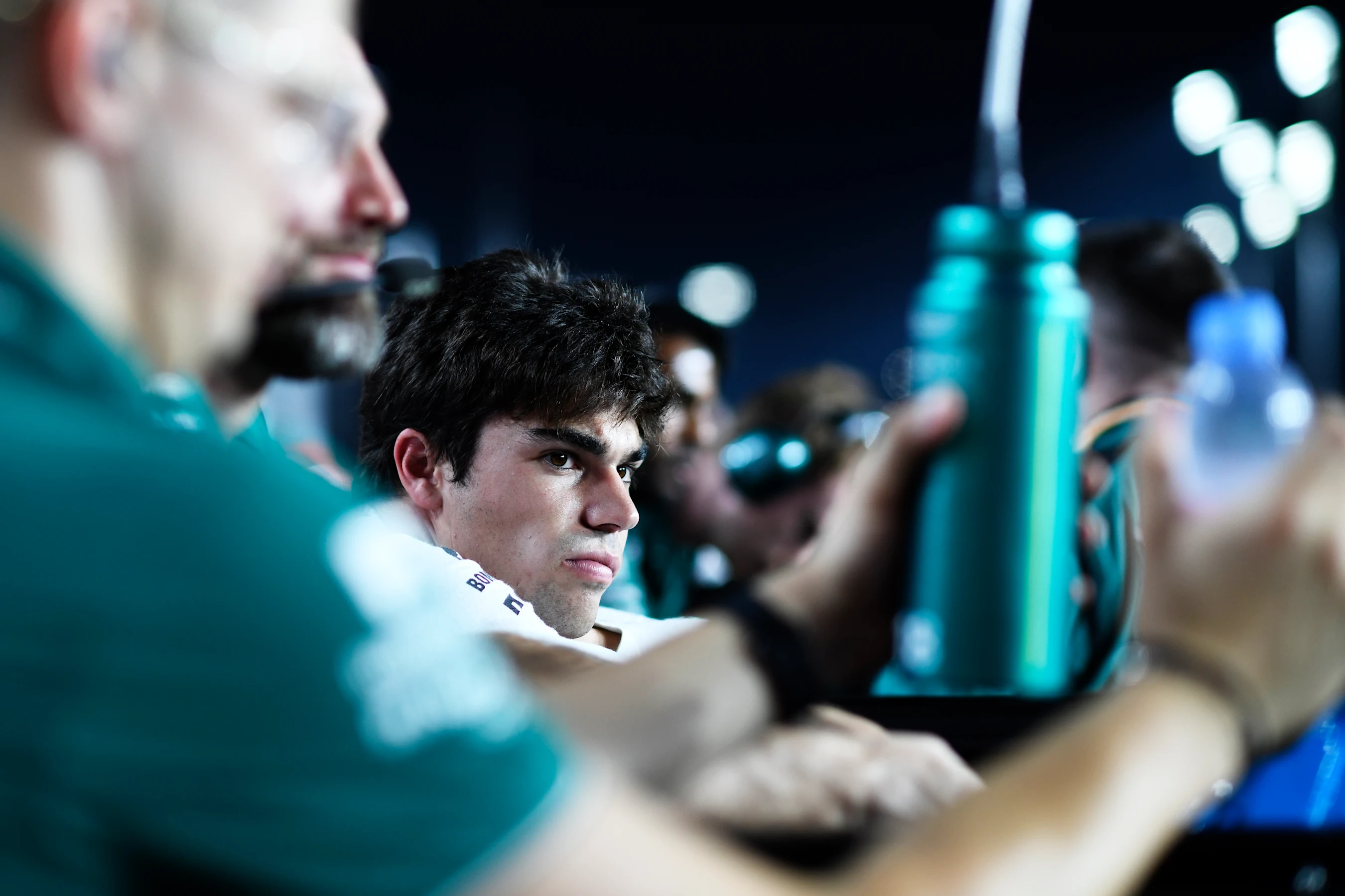 LUSAIL CITY, QATAR - OCTOBER 07: Lance Stroll of Canada and Aston Martin F1 Team prepares to drive