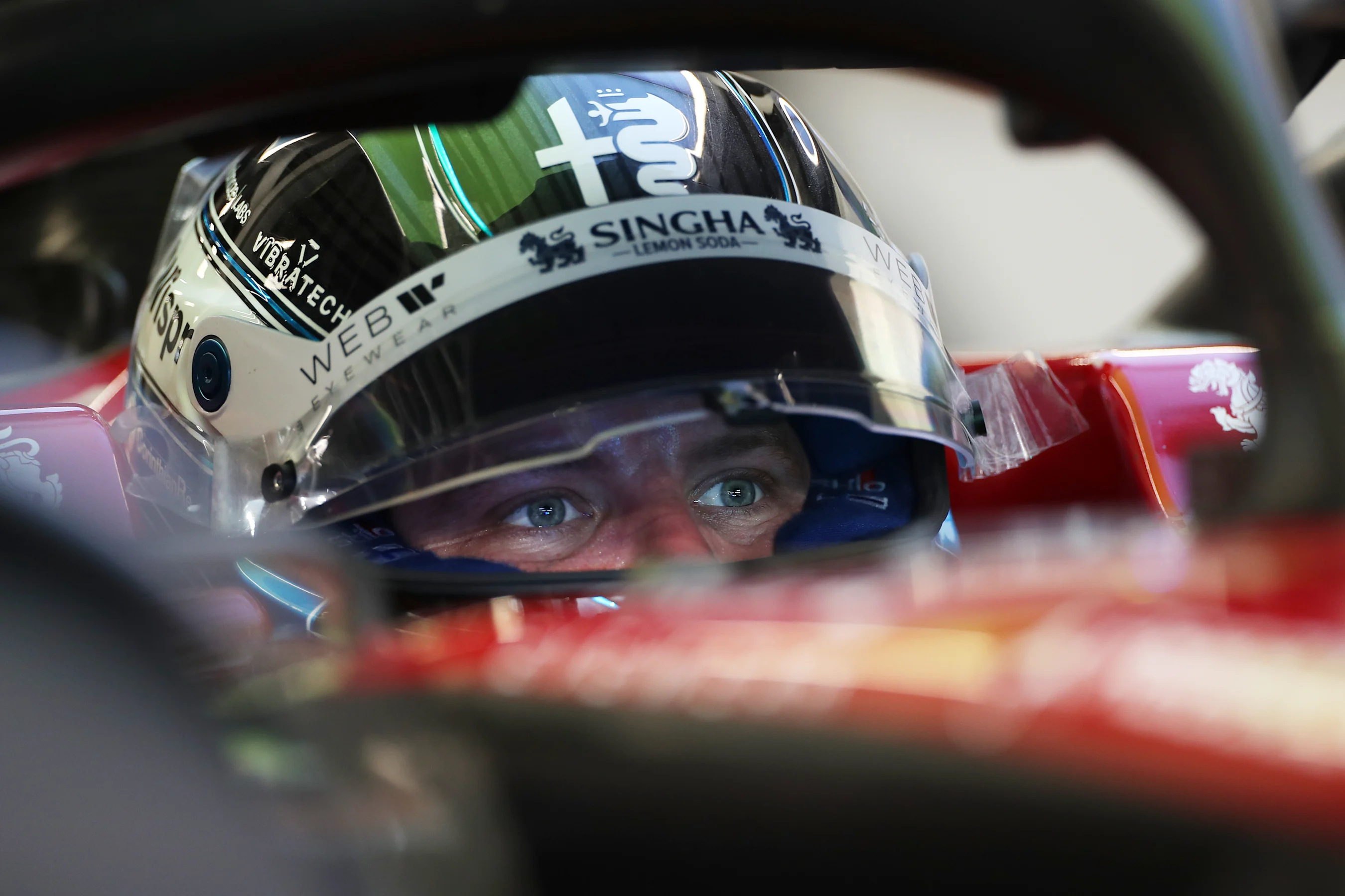 JEDDAH, SAUDI ARABIA - MARCH 18: Valtteri Bottas of Finland and Alfa Romeo F1 prepares to drive