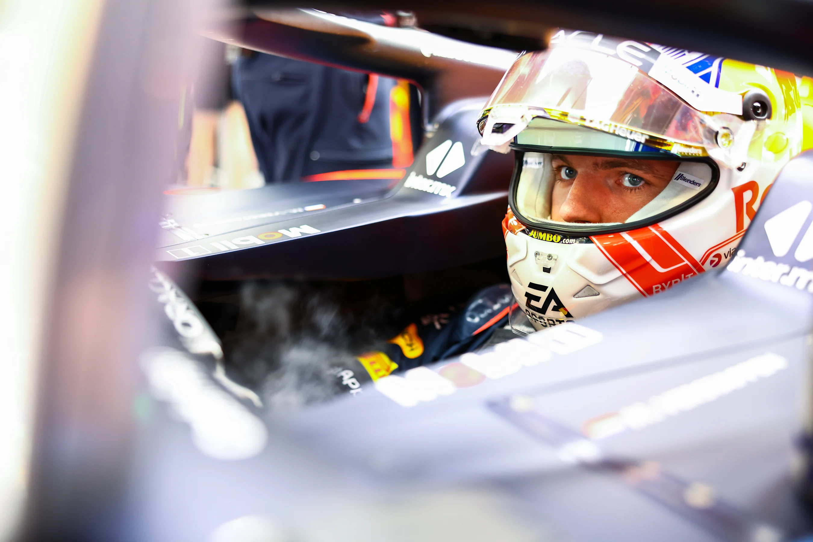 BARCELONA, SPAIN - JUNE 02: Max Verstappen of the Netherlands and Oracle Red Bull Racing prepares
