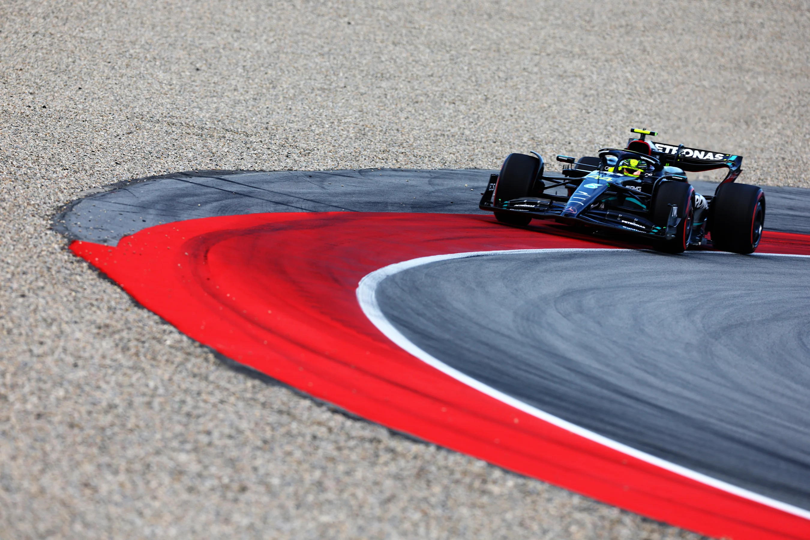 BARCELONA, SPAIN - JUNE 02: Lewis Hamilton of Great Britain driving the (44) Mercedes AMG Petronas