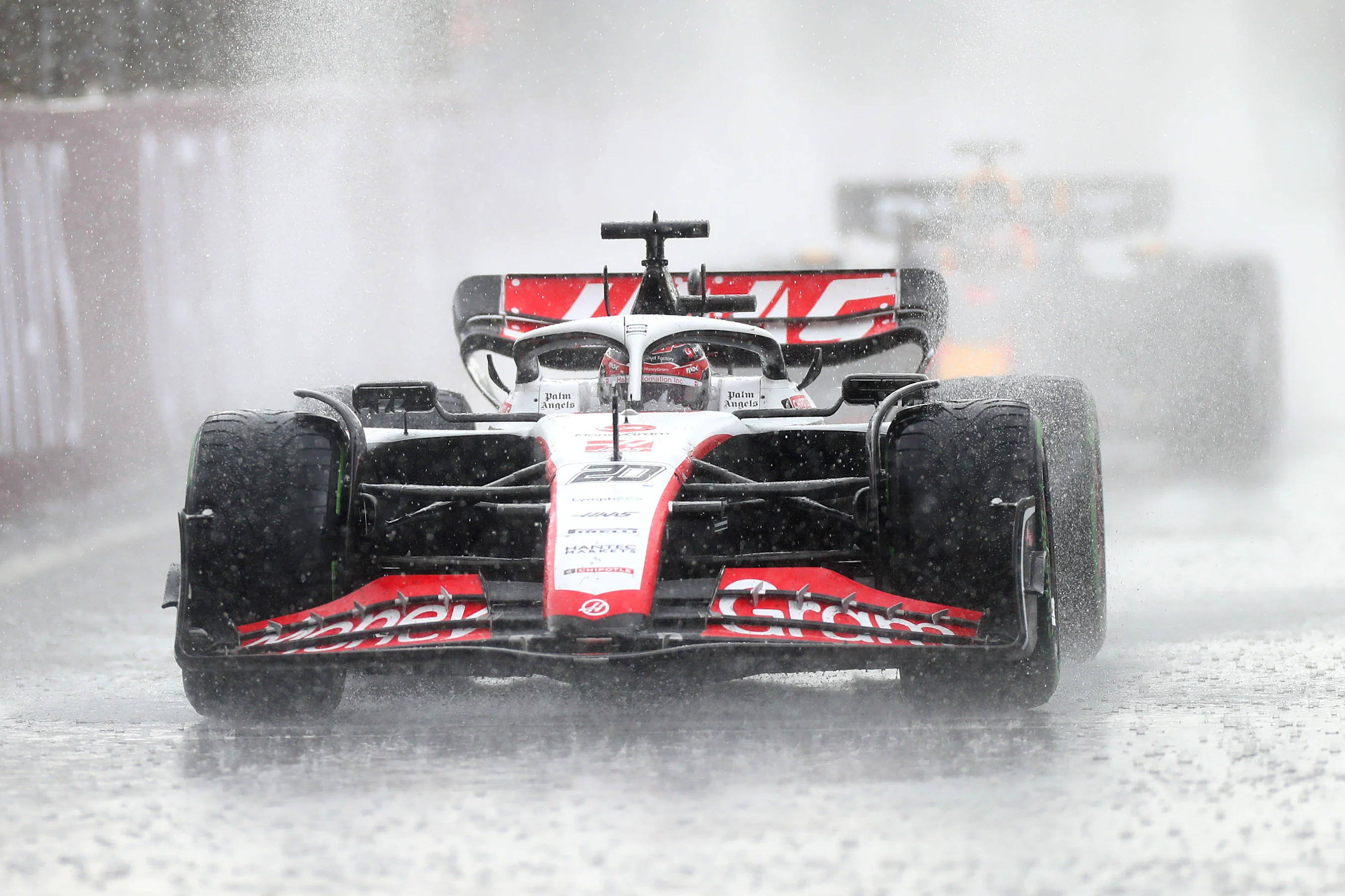 ZANDVOORT, NETHERLANDS - AUGUST 27: Kevin Magnussen of Denmark driving the (20) Haas F1 VF-23