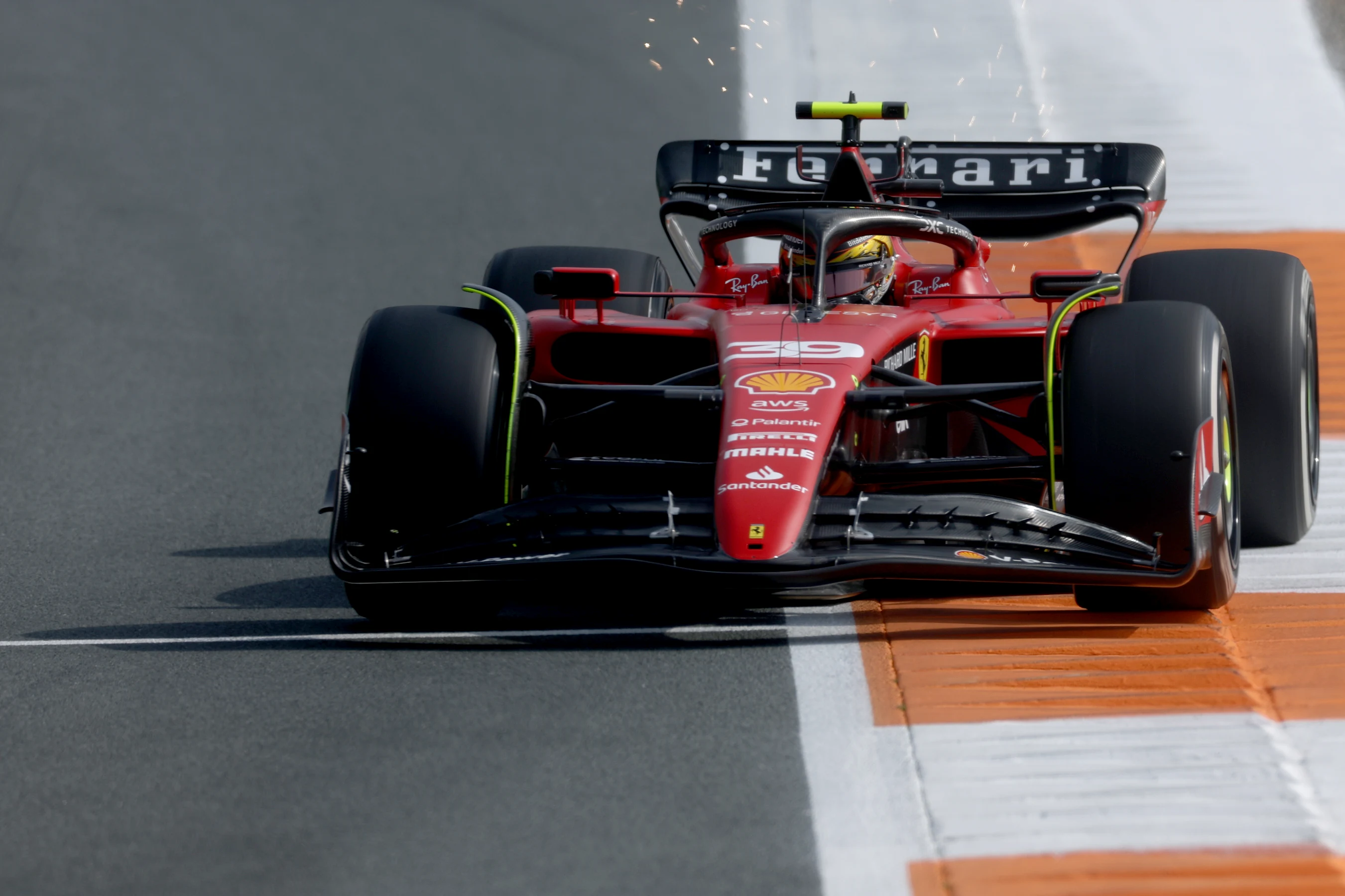 ZANDVOORT, NETHERLANDS - AUGUST 25: Robert Shwartzman of Israel driving the (39) Ferrari SF-23 on