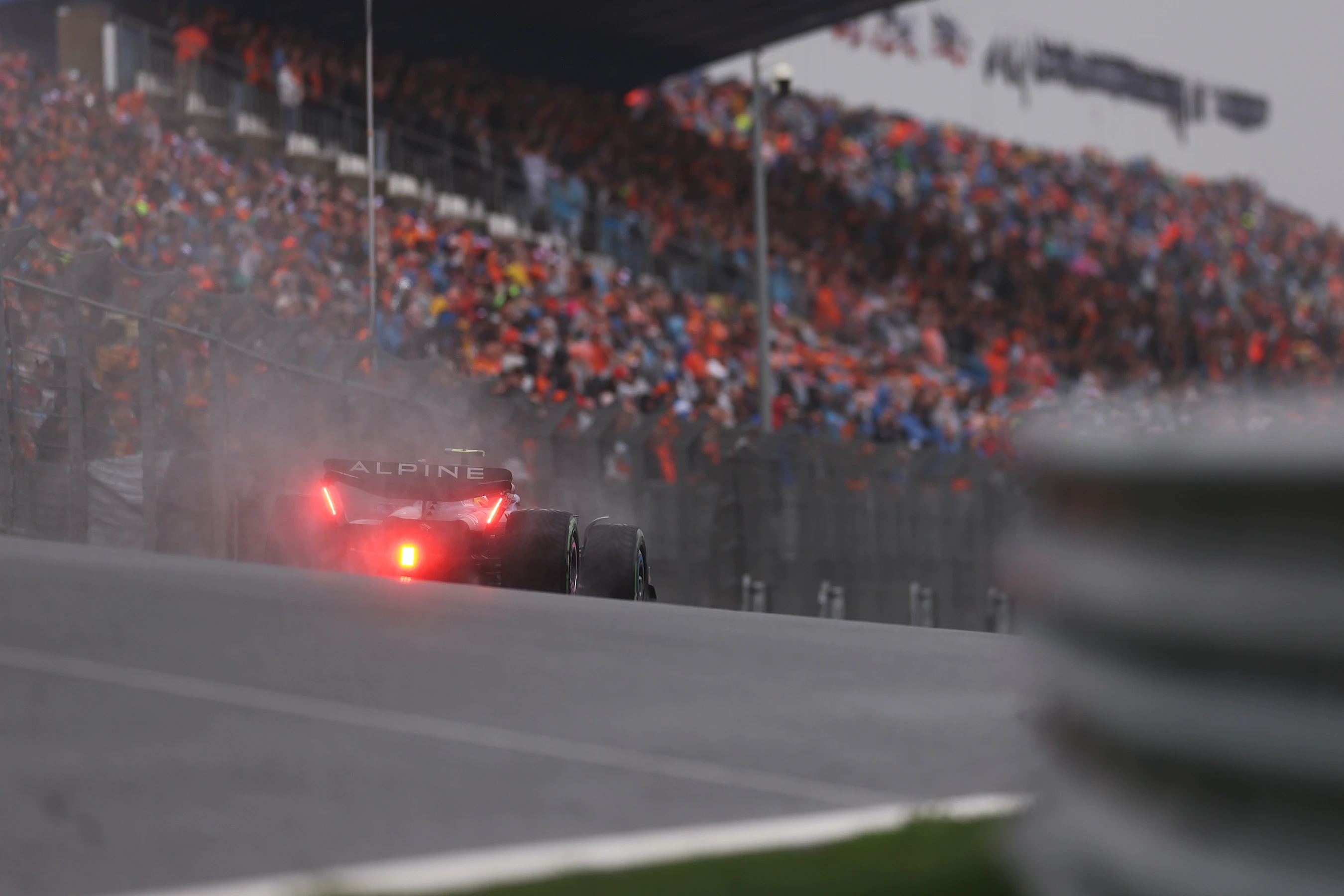 ZANDVOORT, NETHERLANDS - AUGUST 26: Pierre Gasly of France driving the (10) Alpine F1 A523 Renault