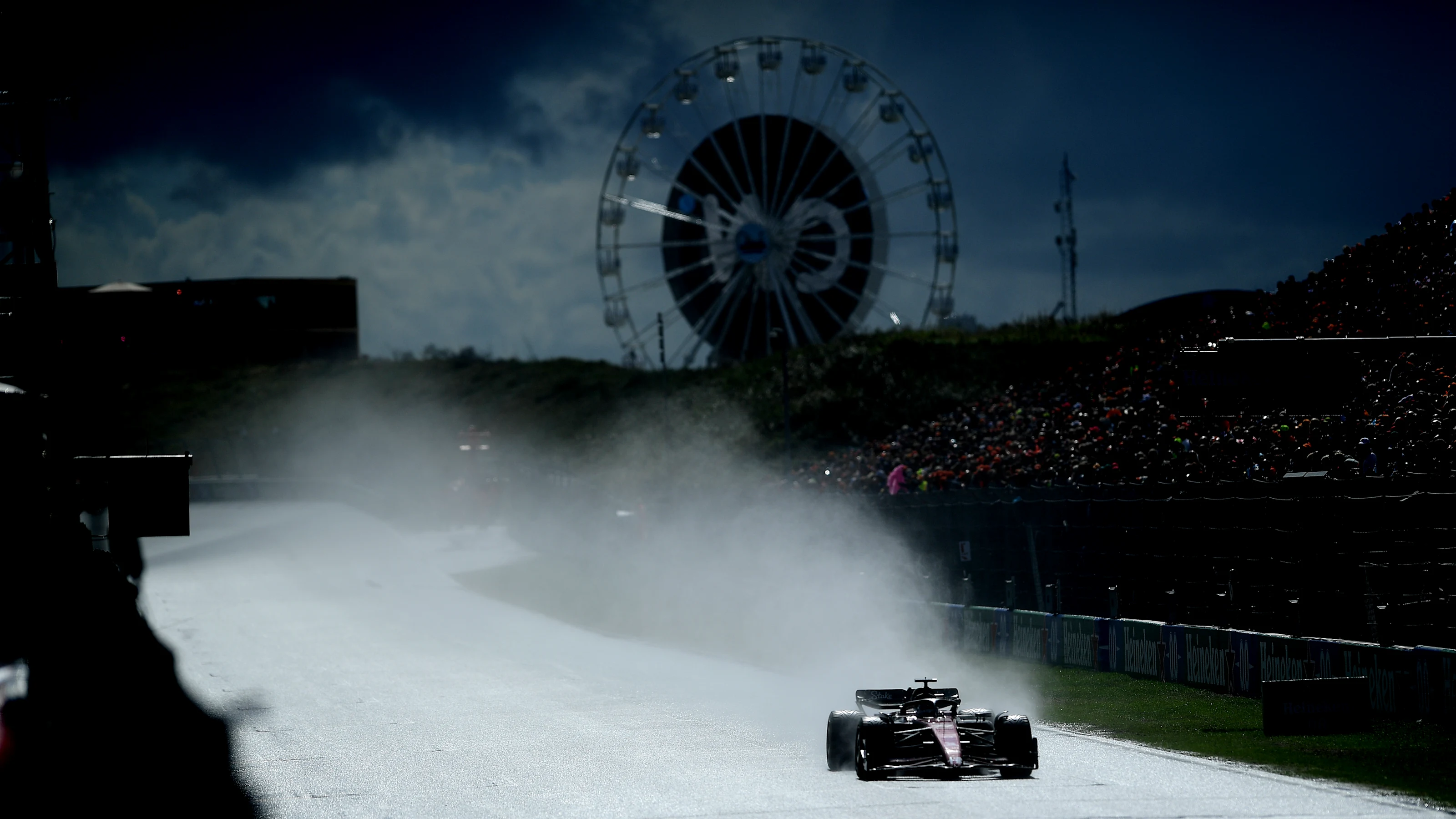 ZANDVOORT, NETHERLANDS - AUGUST 26: Valtteri Bottas of Finland driving the (77) Alfa Romeo F1 C43