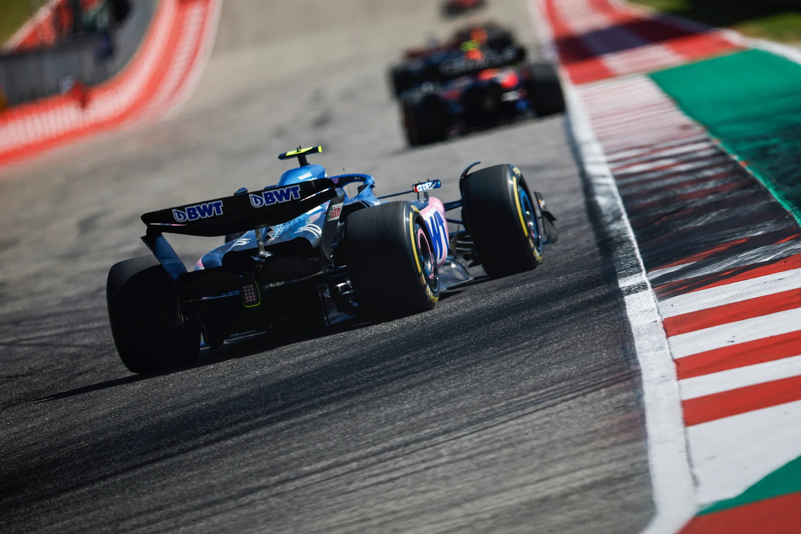 AUSTIN, TEXAS - OCTOBER 22: Pierre Gasly of France driving the (10) Alpine F1 A523 Renault on track
