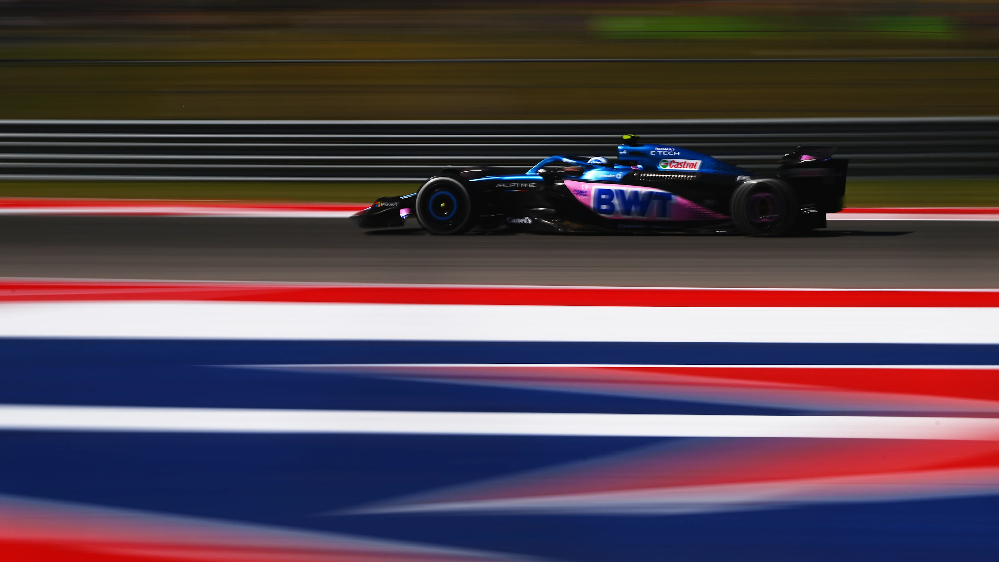 AUSTIN, TEXAS - OCTOBER 20: Pierre Gasly of France driving the (10) Alpine F1 A523 Renault on track
