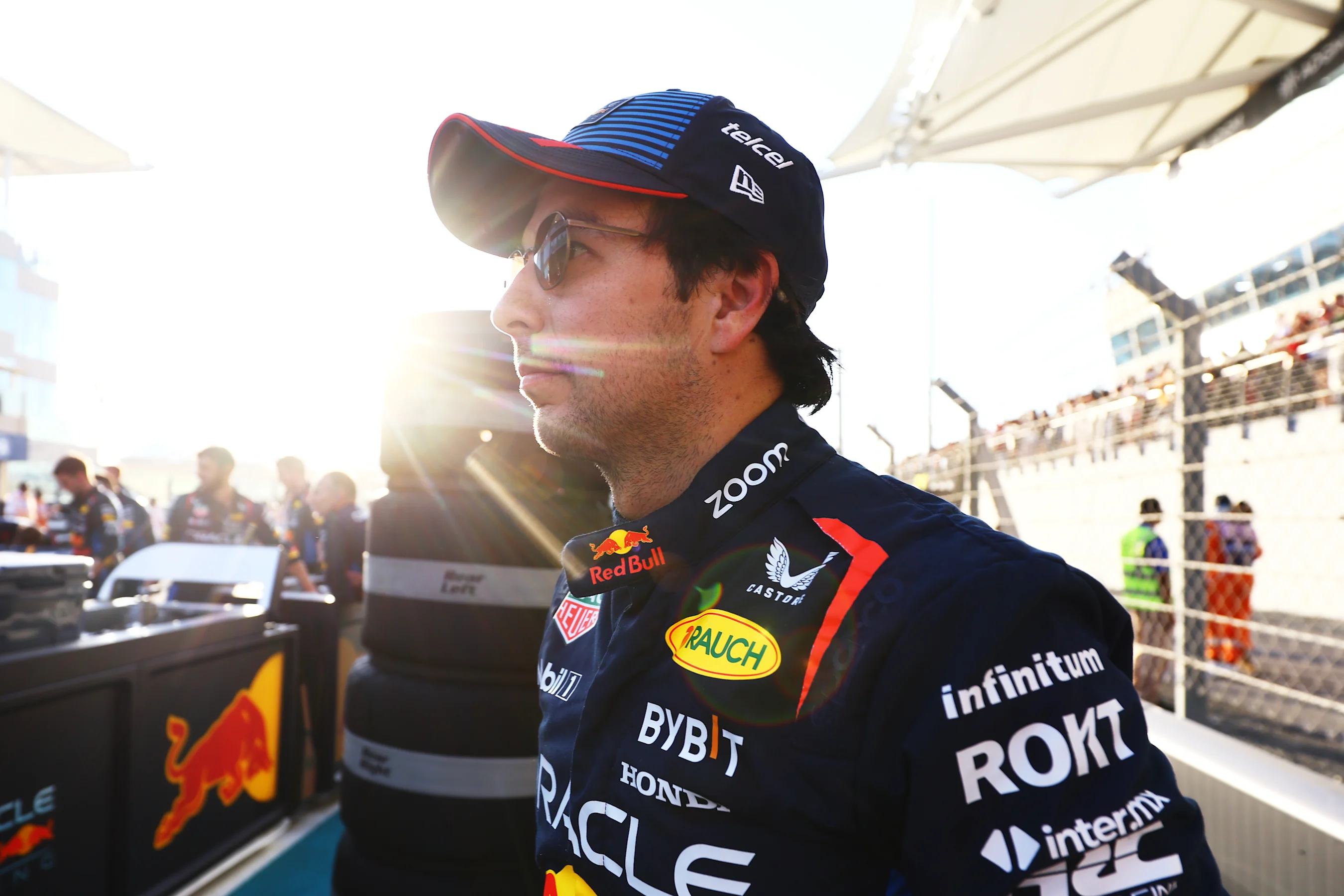 ABU DHABI, UNITED ARAB EMIRATES - DECEMBER 08: Sergio Perez of Mexico and Oracle Red Bull Racing