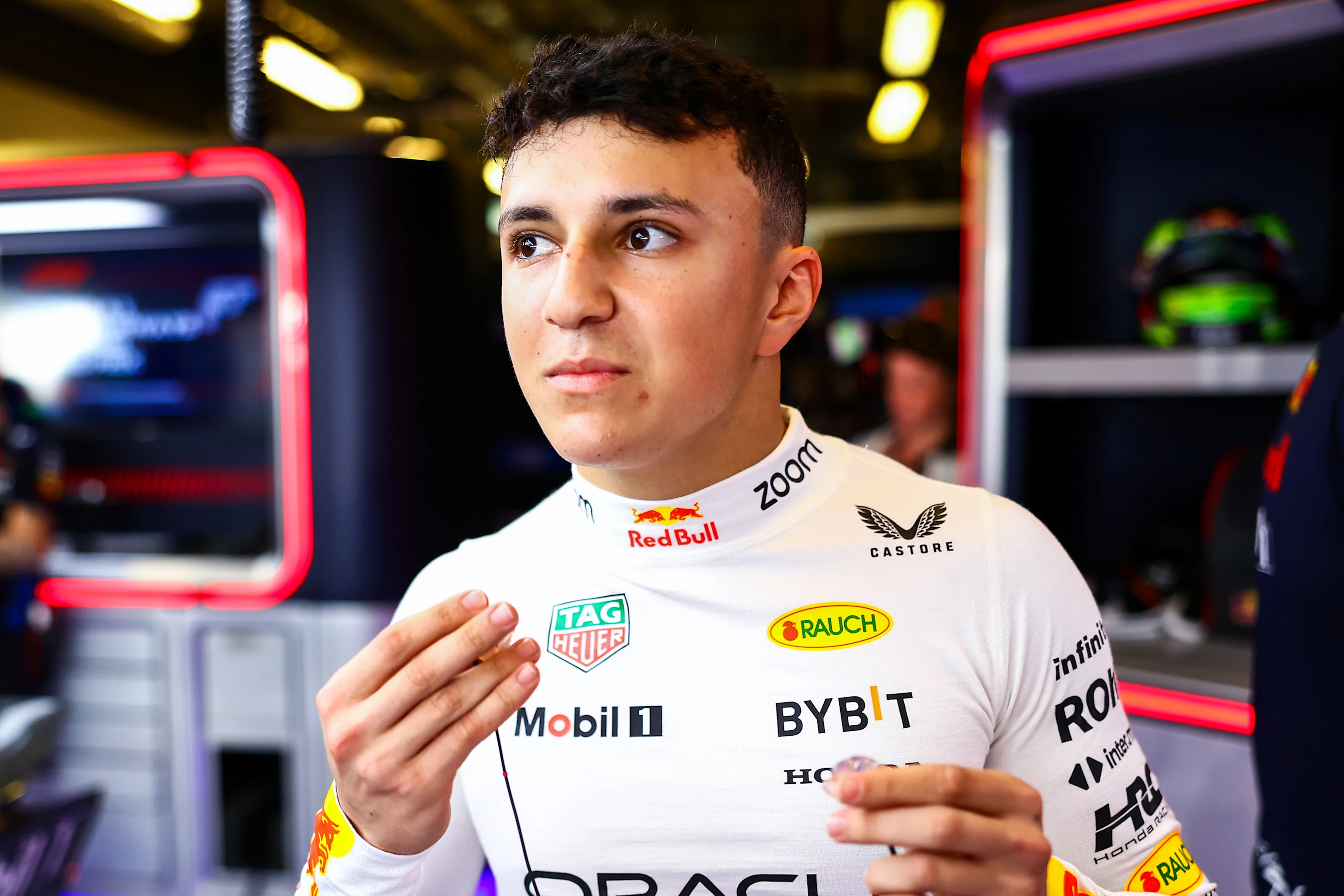 ABU DHABI, UNITED ARAB EMIRATES - DECEMBER 06: Isack Hadjar of France and Oracle Red Bull Racing