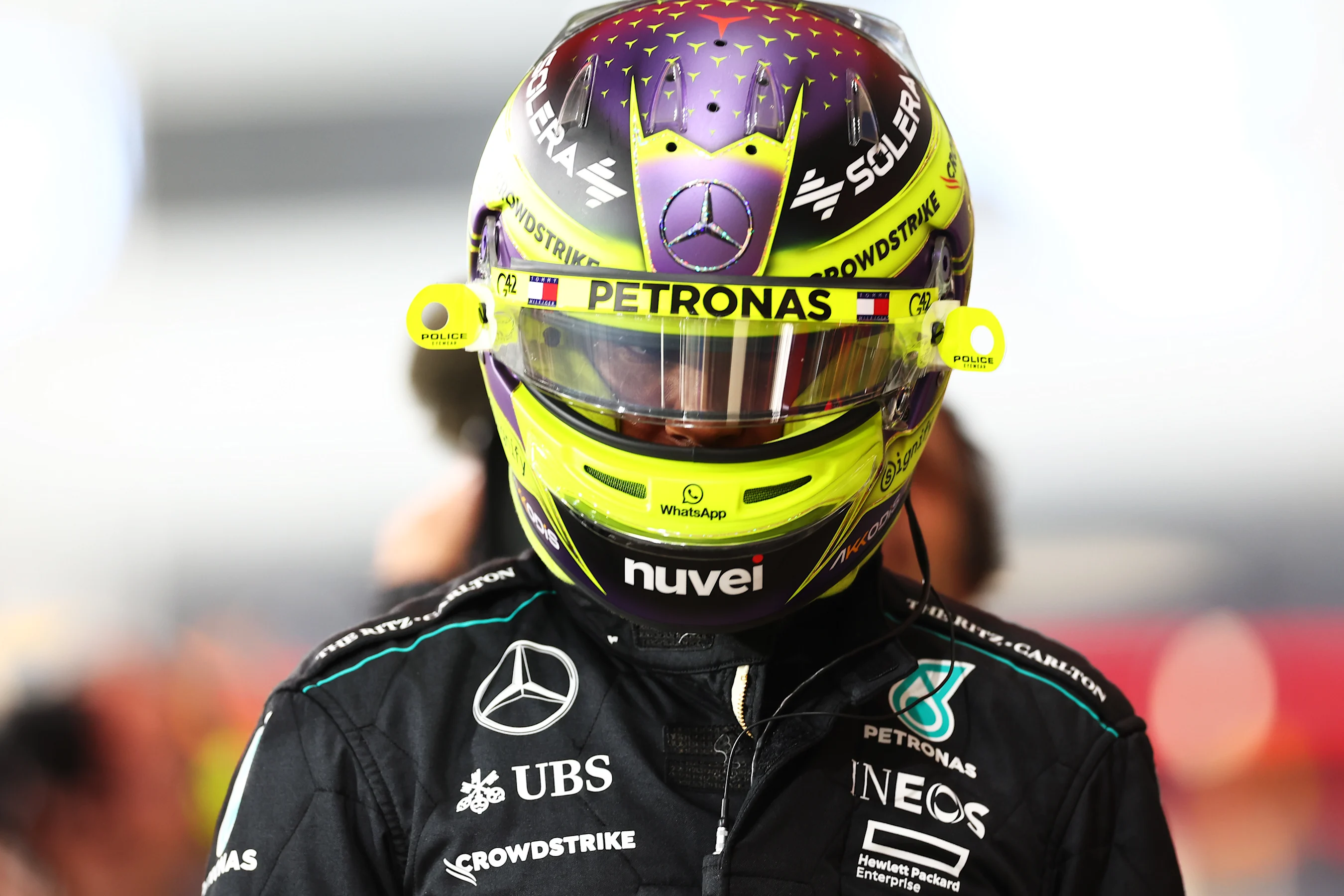 ABU DHABI, UNITED ARAB EMIRATES - DECEMBER 07: 18th placed qualifier Lewis Hamilton of Great