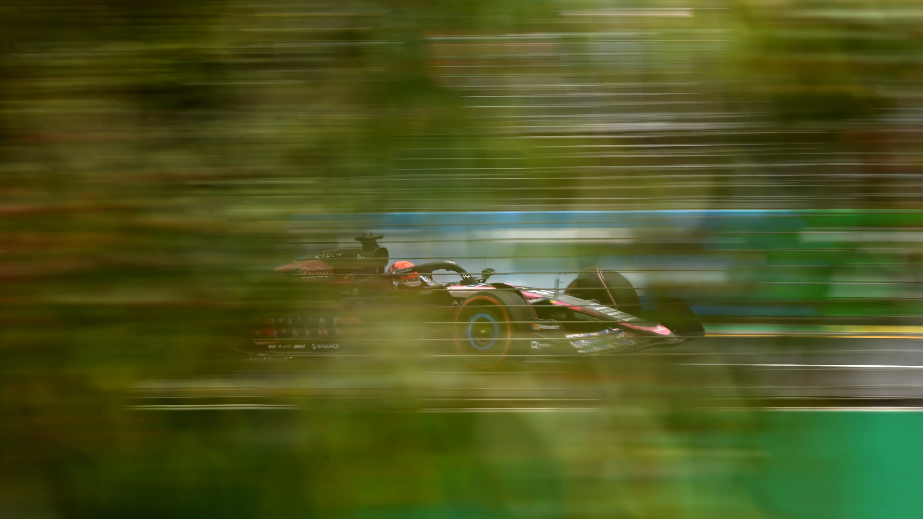 MELBOURNE, AUSTRALIA - MARCH 23: Esteban Ocon of France driving the (31) Alpine F1 A524 Renault on