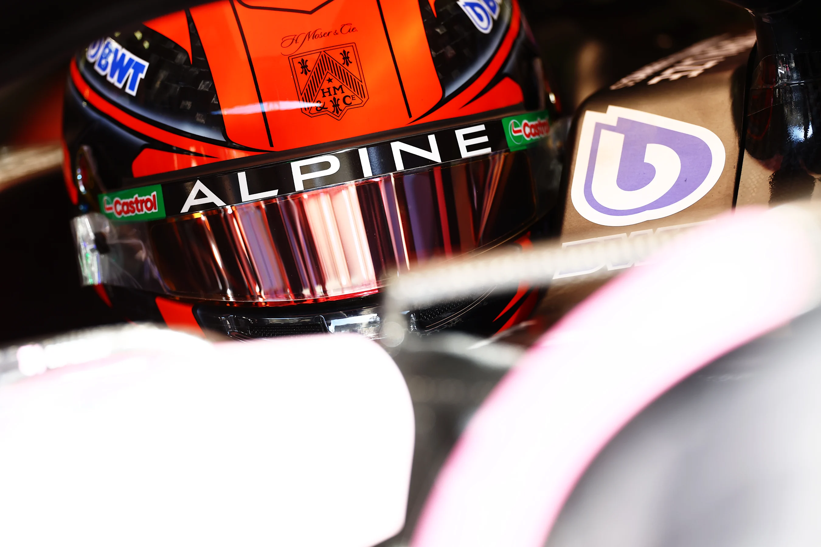 BAHRAIN, BAHRAIN - FEBRUARY 29: Esteban Ocon of France and Alpine F1 prepares to drive in the