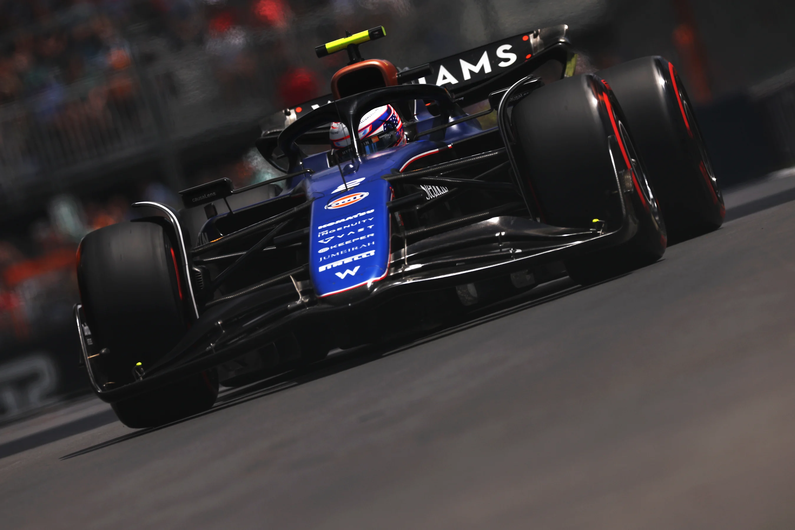 MONTREAL, QUEBEC - JUNE 08: Logan Sargeant of United States driving the (2) Williams FW46 Mercedes