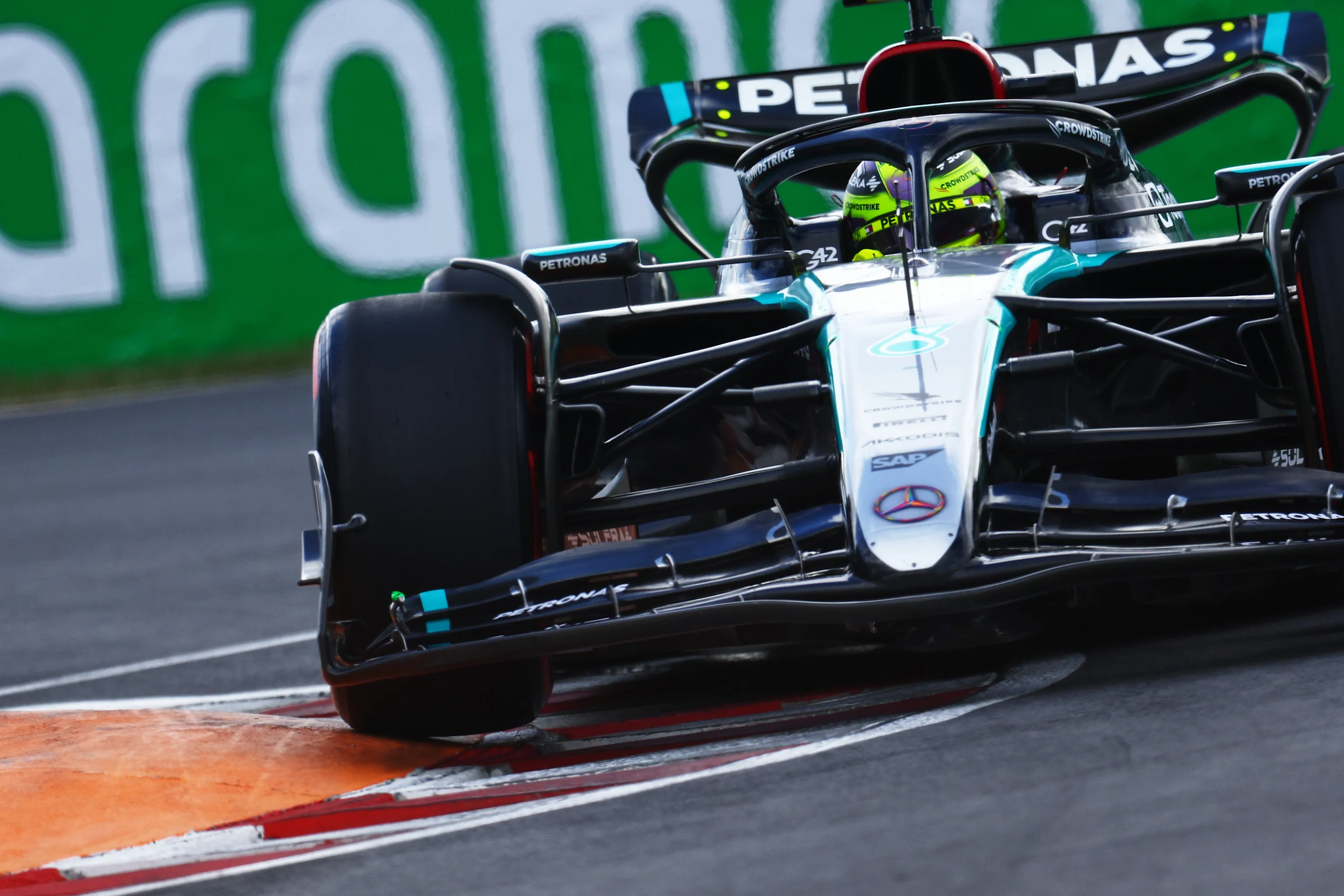 MONTREAL, QUEBEC - JUNE 08: Lewis Hamilton of Great Britain driving the (44) Mercedes AMG Petronas