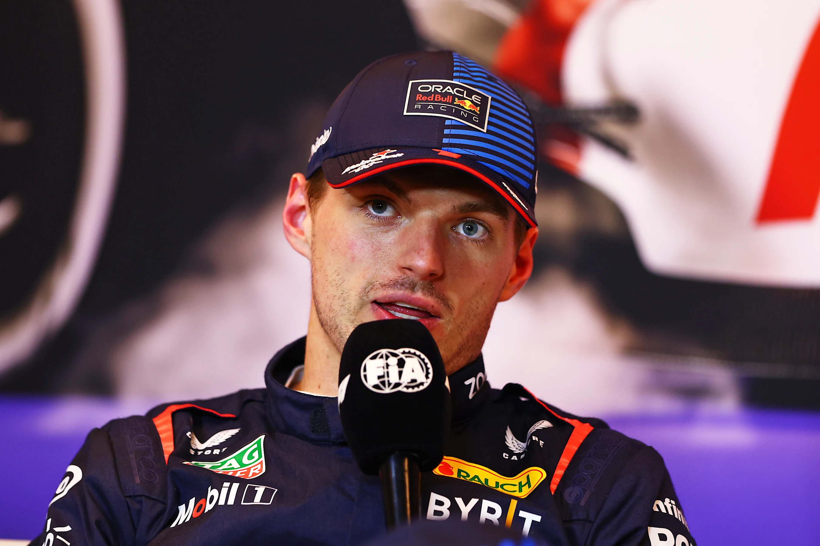 MONTREAL, QUEBEC - JUNE 08: Second placed qualifier Max Verstappen of the Netherlands and Oracle