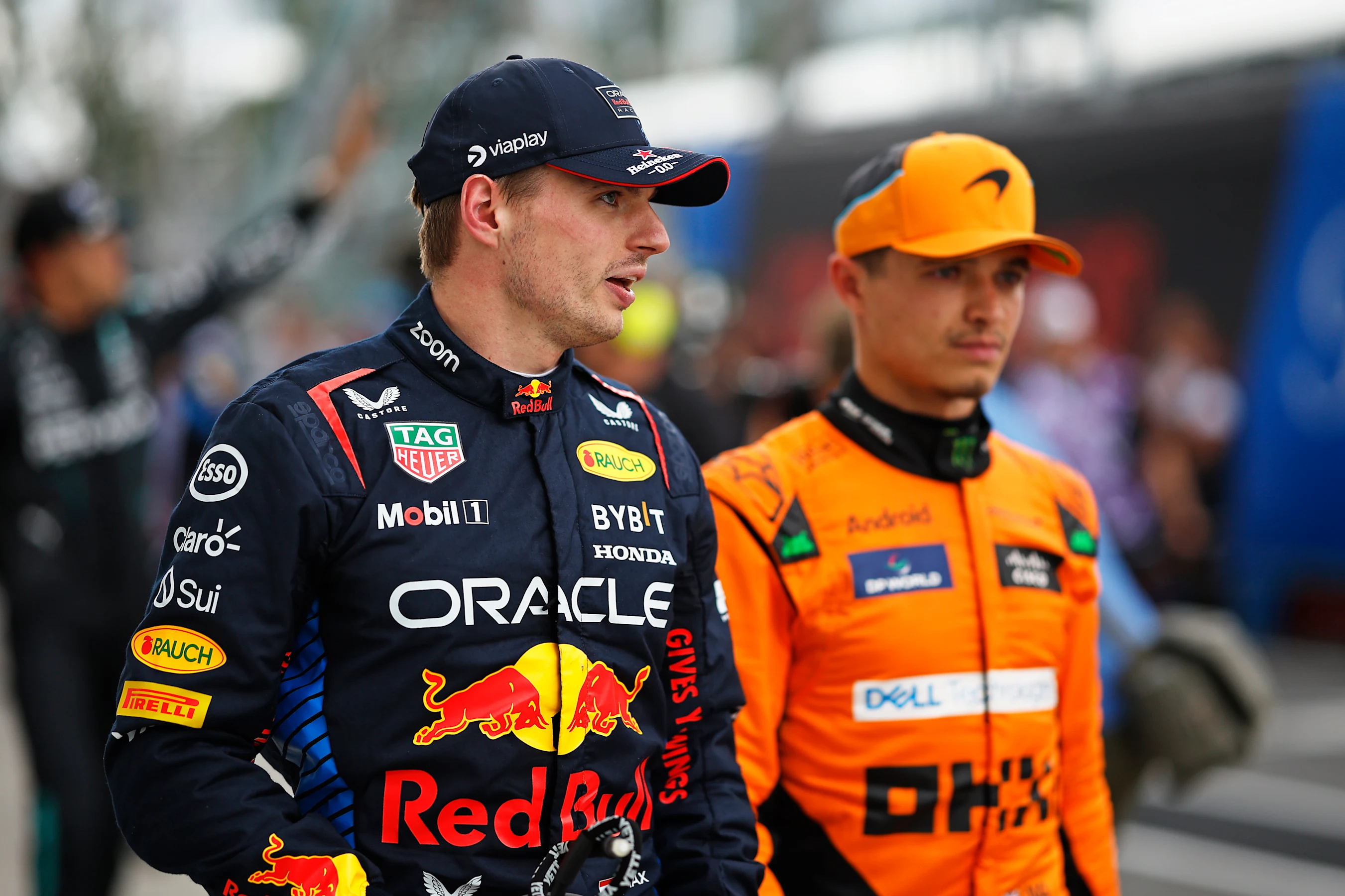 MONTREAL, QUEBEC - JUNE 08: Second placed qualifier Max Verstappen of the Netherlands and Oracle