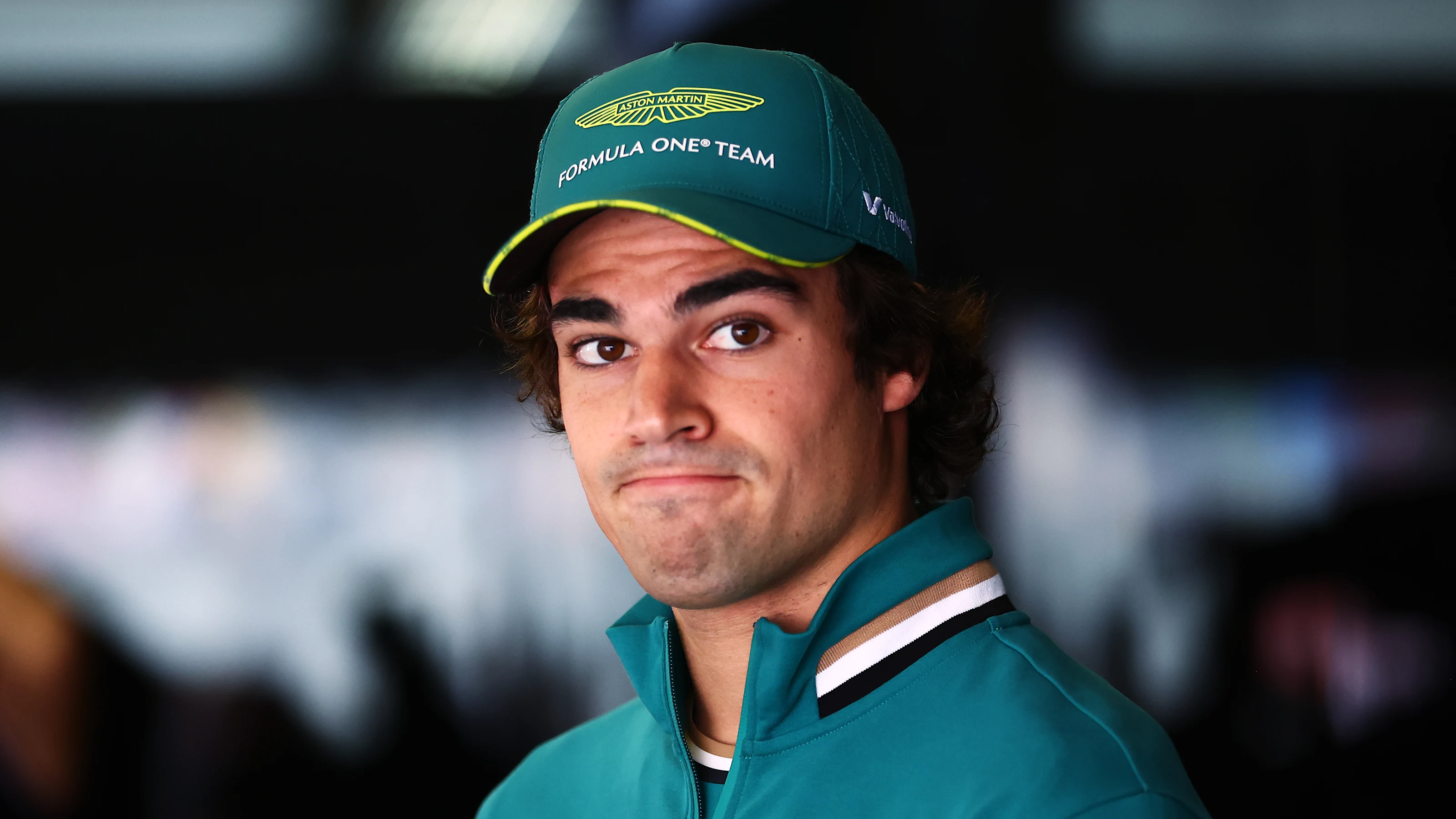 SHANGHAI, CHINA - APRIL 21: Lance Stroll of Canada and Aston Martin F1 Team looks on during the