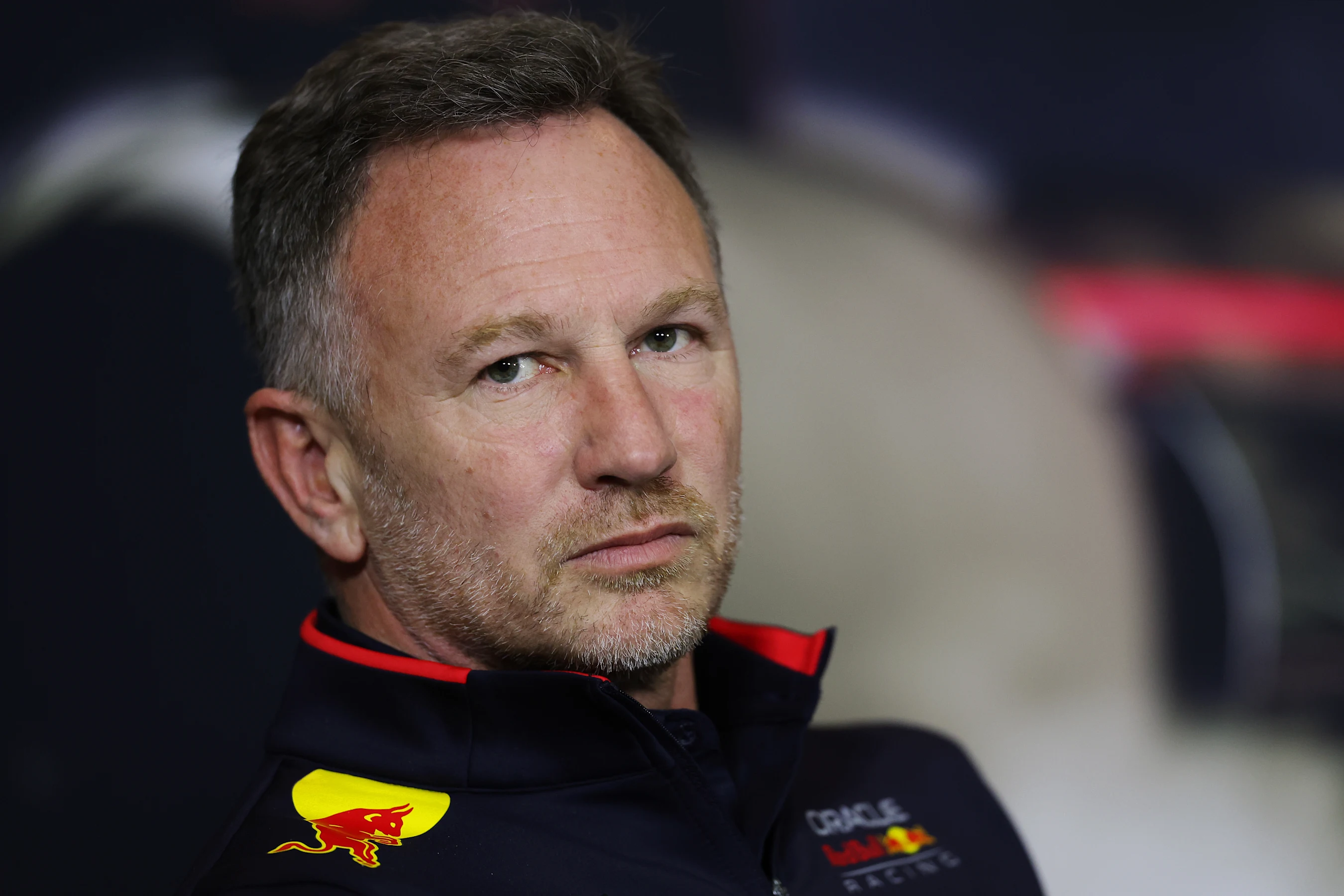 SHANGHAI, CHINA - APRIL 19: Oracle Red Bull Racing Team Principal Christian Horner attends the Team