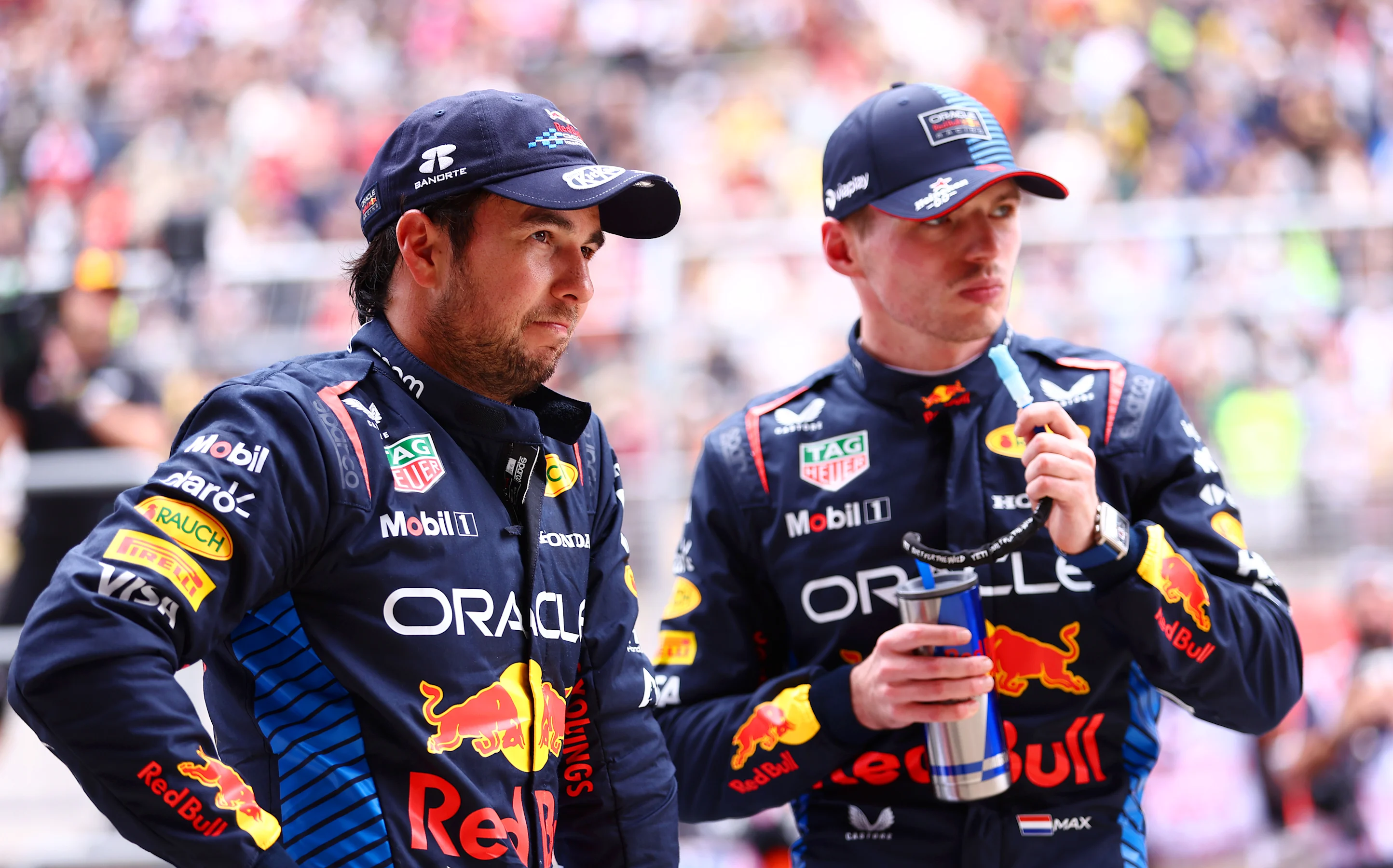 SHANGHAI, CHINA - APRIL 20: Sprint winner Max Verstappen of the Netherlands and Oracle Red Bull
