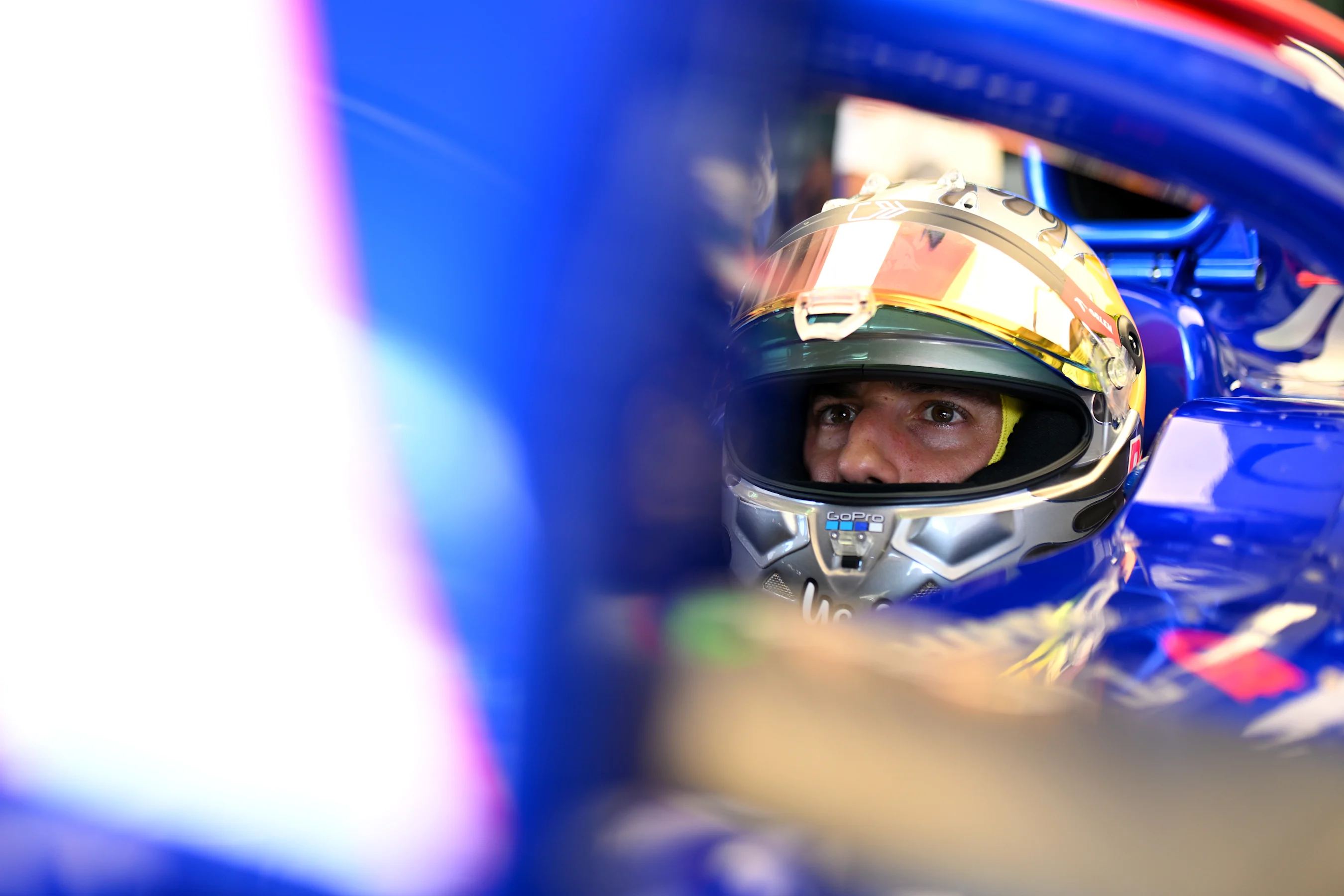 IMOLA, ITALY - MAY 17: Daniel Ricciardo of Australia and Visa Cash App RB prepares to drive in the
