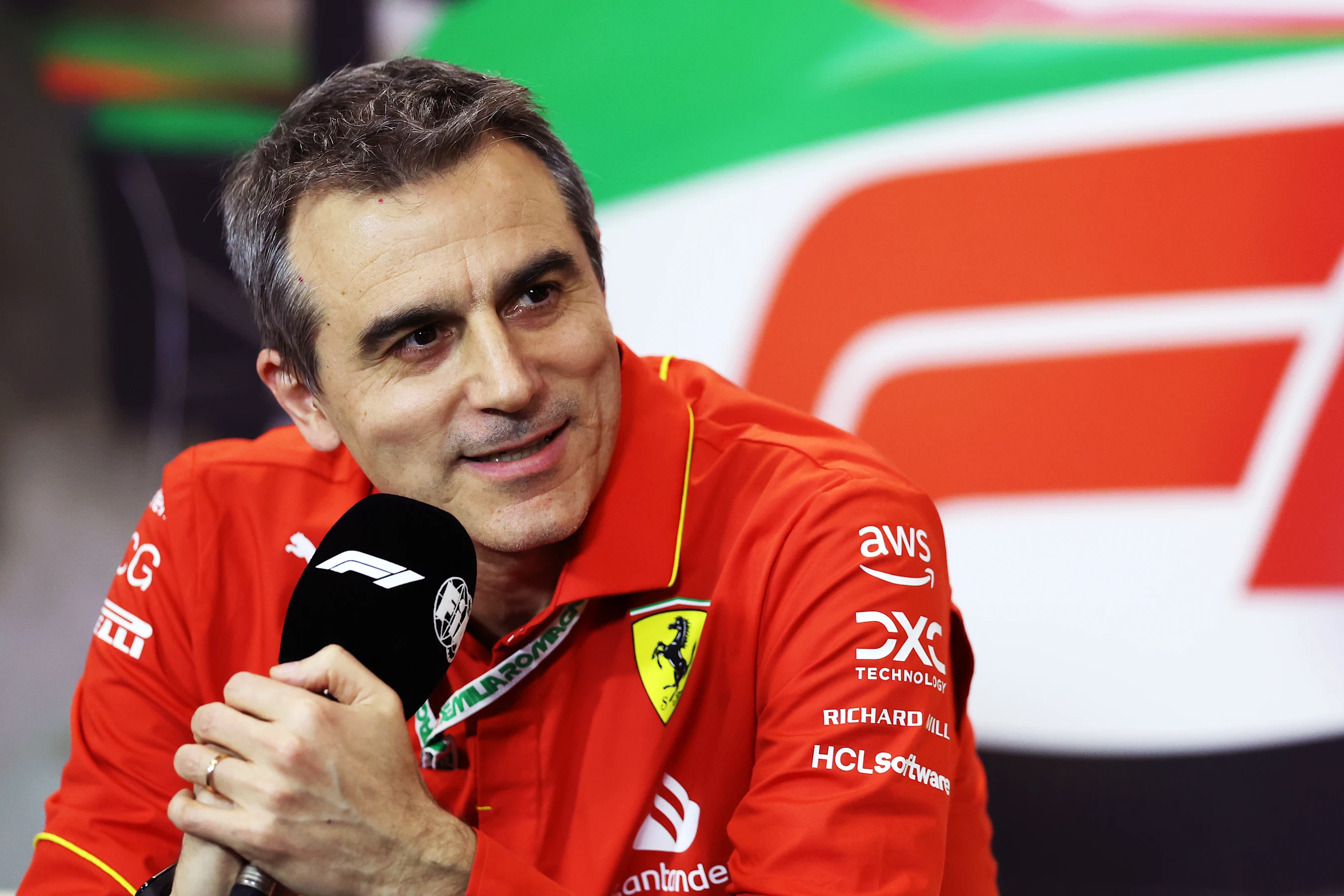 IMOLA, ITALY - MAY 17: Enrico Gualtieri, Technical Director of Power Unit at Ferrari attends the