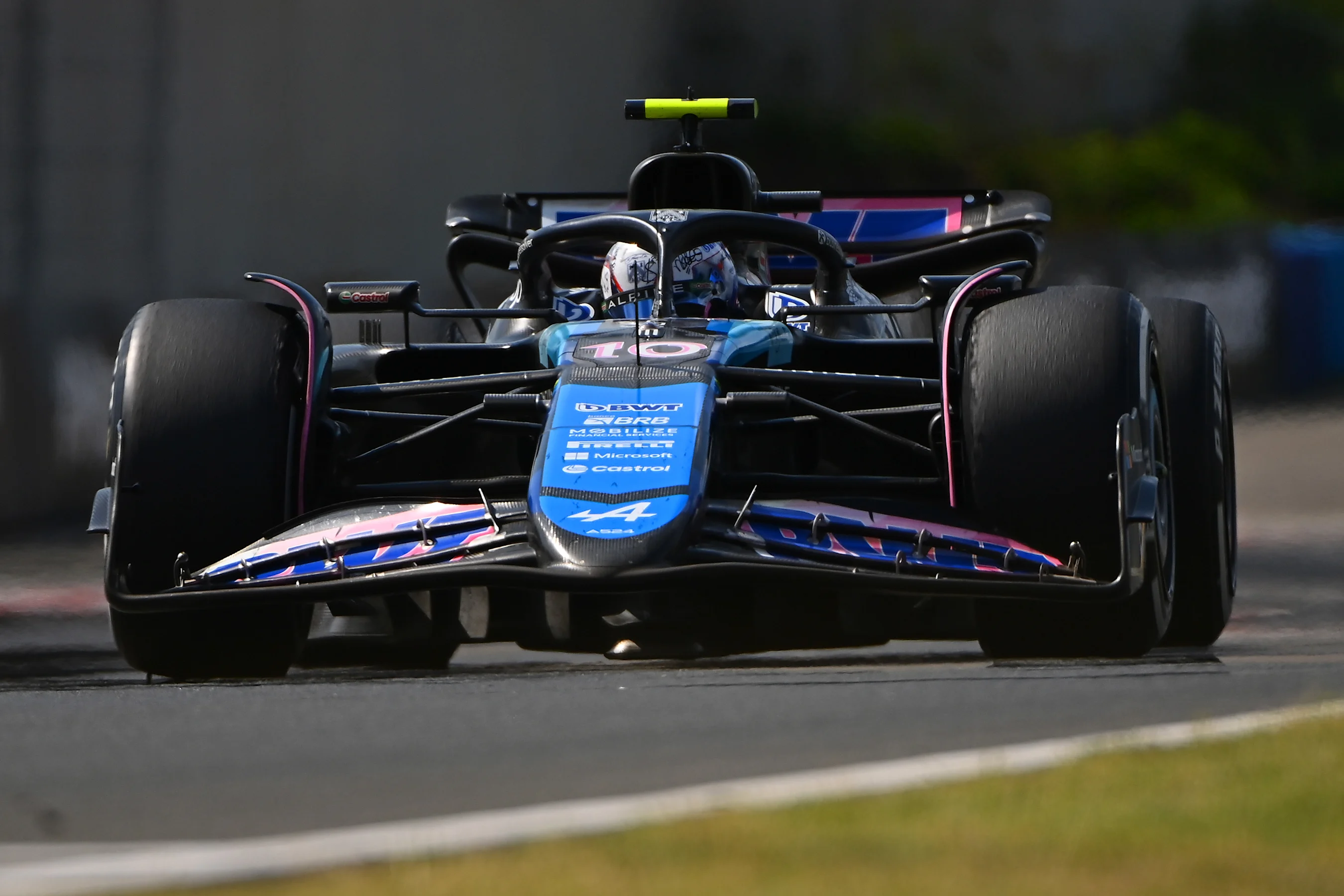 BUDAPEST, HUNGARY - JULY 21: Pierre Gasly of France driving the (10) Alpine F1 A524 Renault on