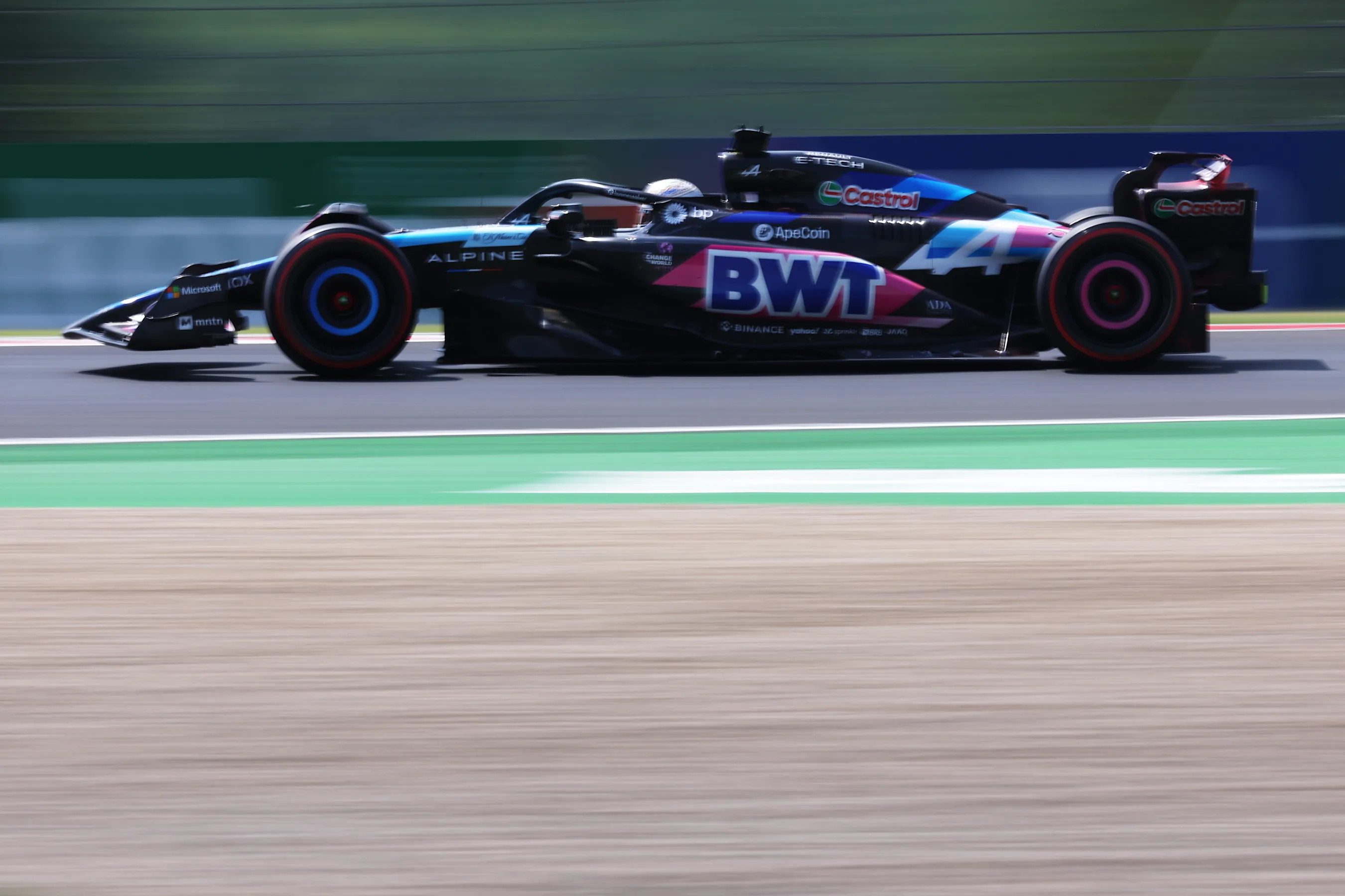 BUDAPEST, HUNGARY - JULY 19: Esteban Ocon of France driving the (31) Alpine F1 A524 Renault on