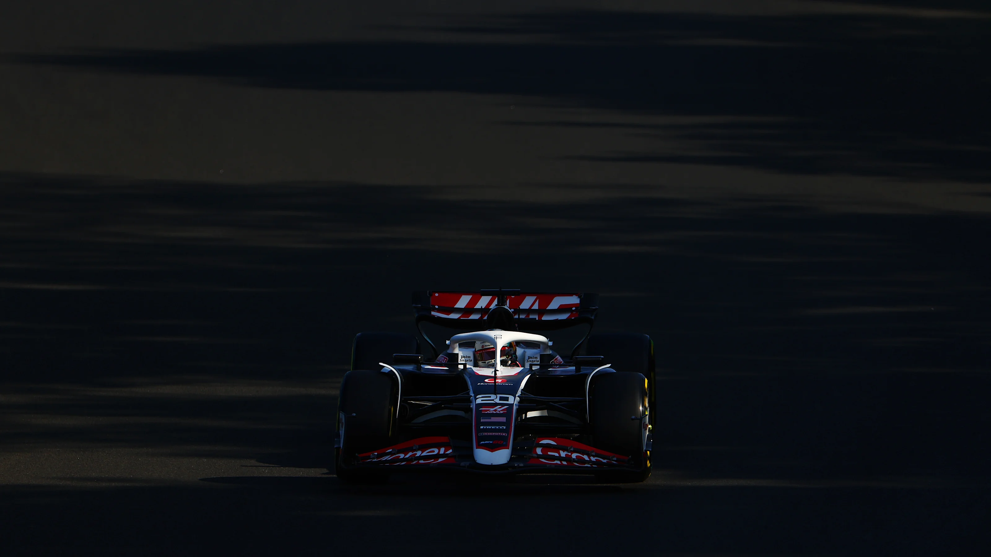 BUDAPEST, HUNGARY - JULY 19: Kevin Magnussen of Denmark driving the (20) Haas F1 VF-24 Ferrari on
