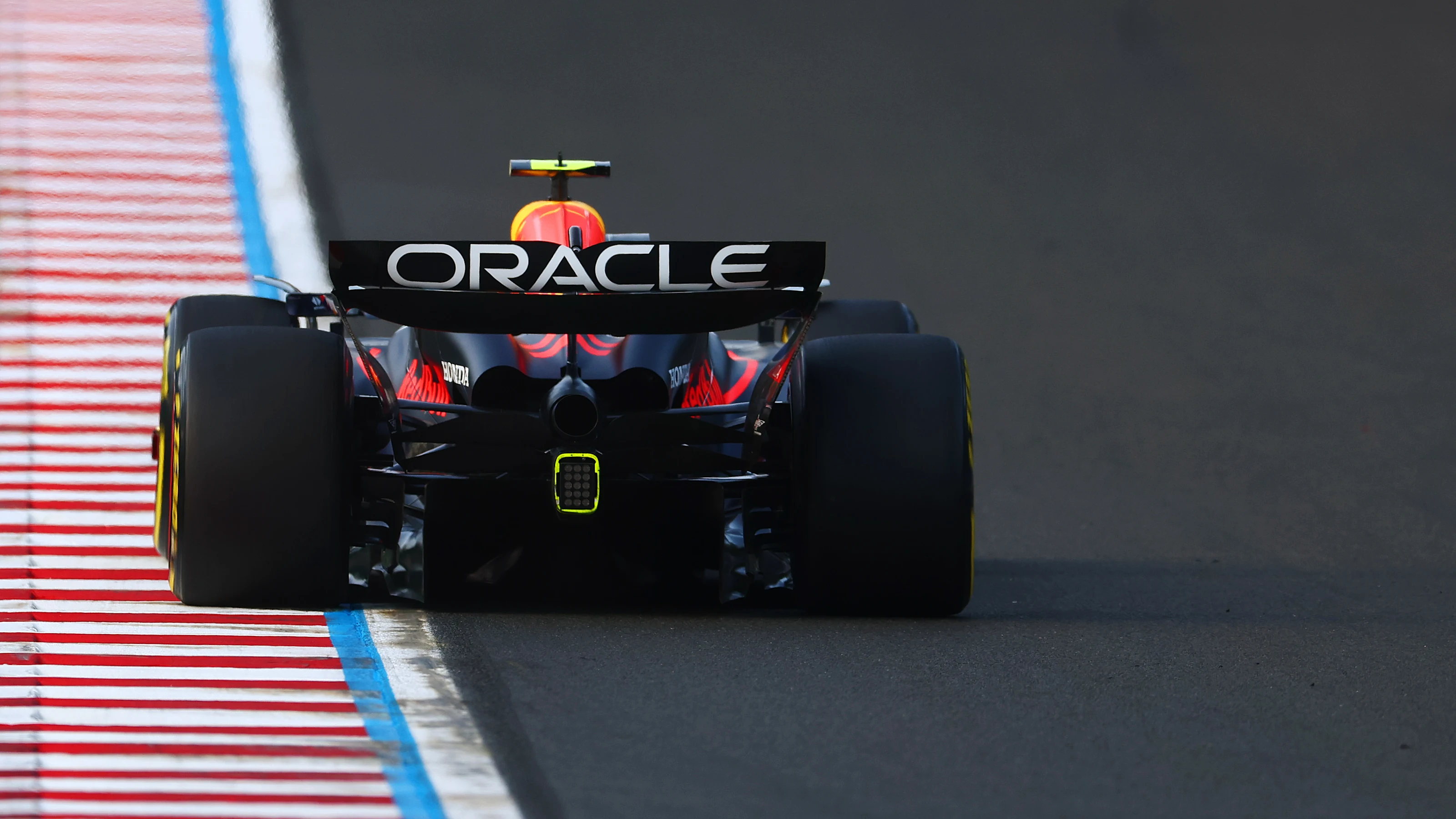 BUDAPEST, HUNGARY - JULY 19: Sergio Perez of Mexico driving the (11) Oracle Red Bull Racing RB20 on