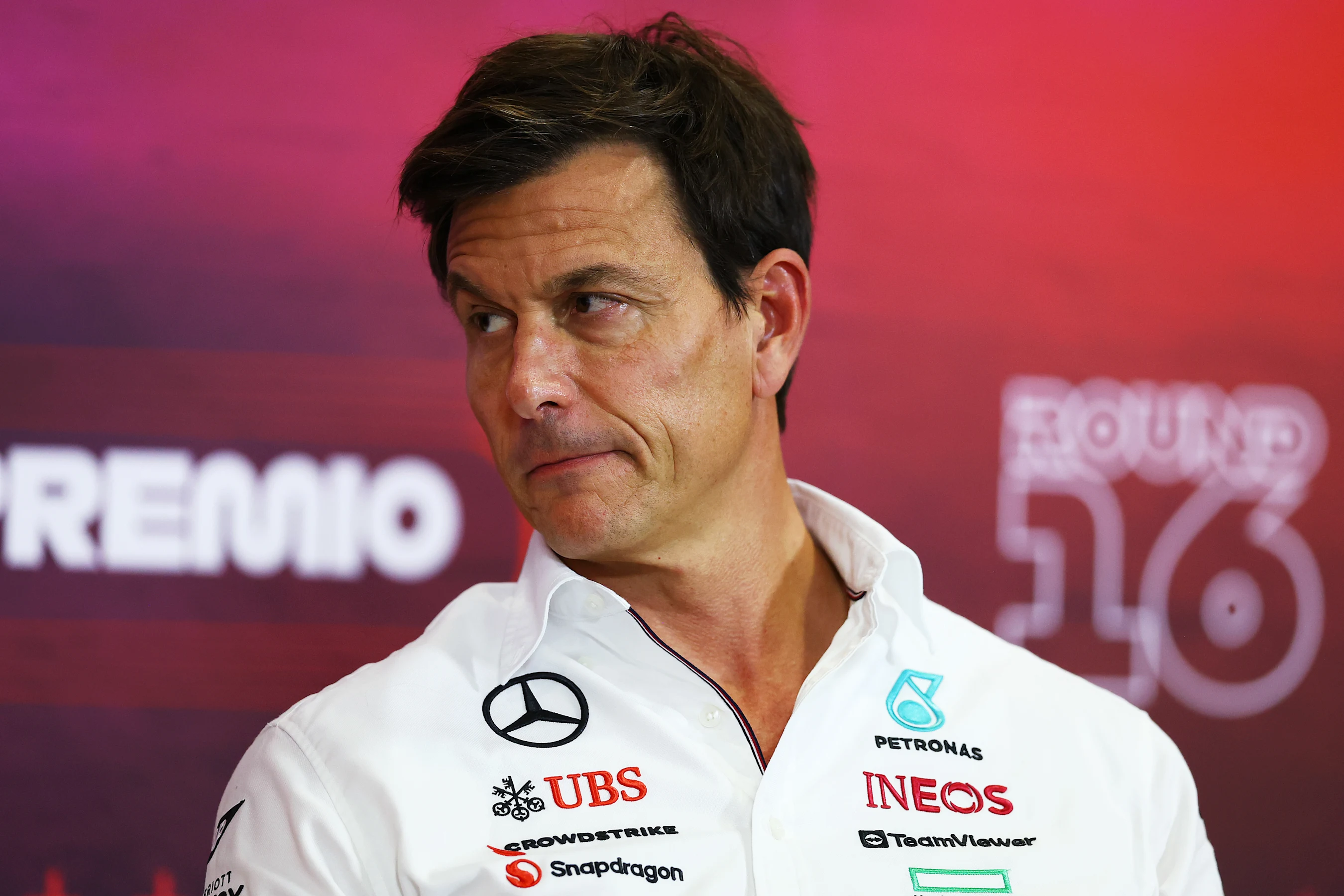 MONZA, ITALY - AUGUST 30: Mercedes GP Executive Director Toto Wolff attends the Team Principals