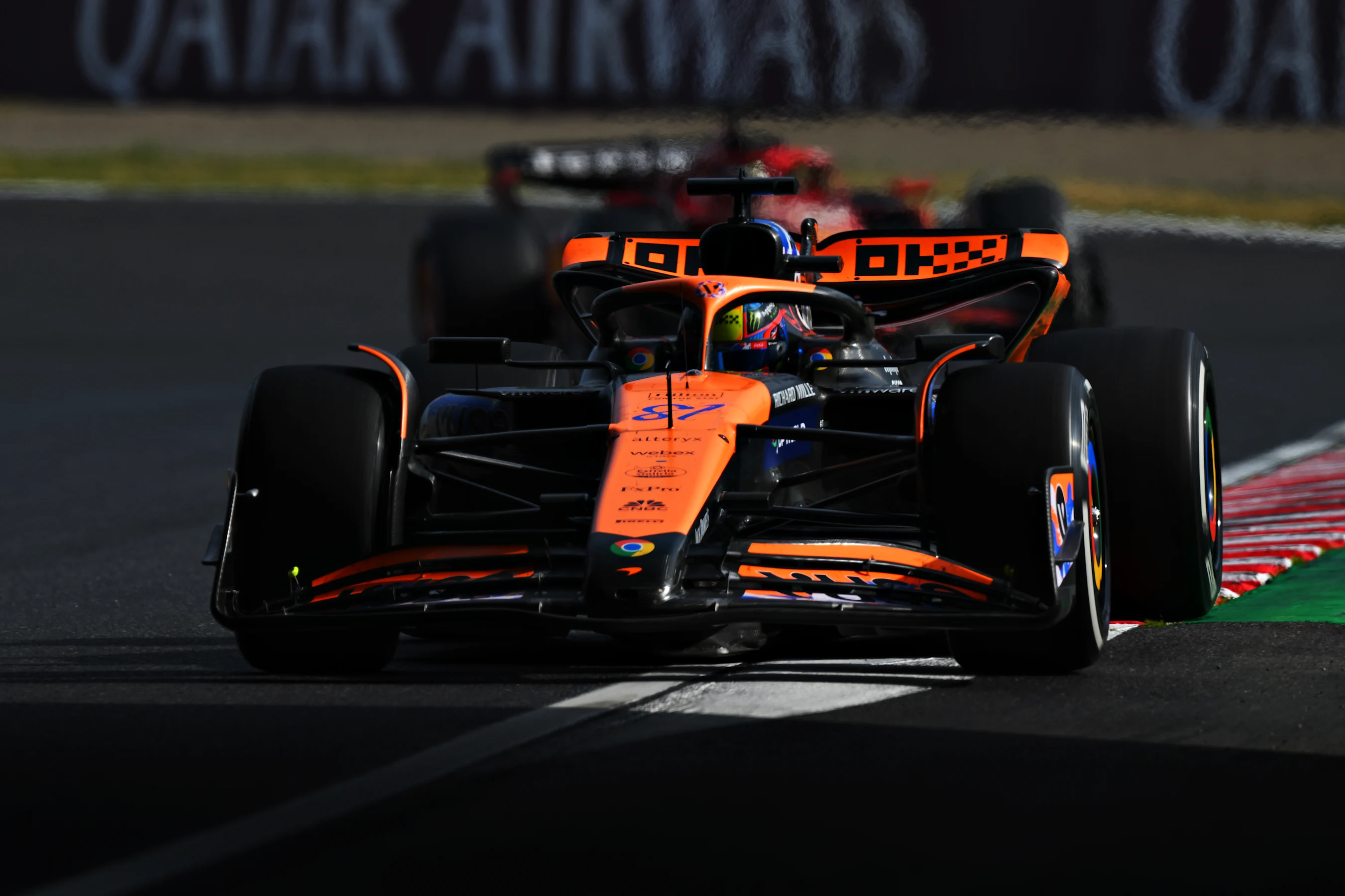 SUZUKA, JAPAN - APRIL 07: Oscar Piastri of Australia driving the (81) McLaren MCL38 Mercedes on