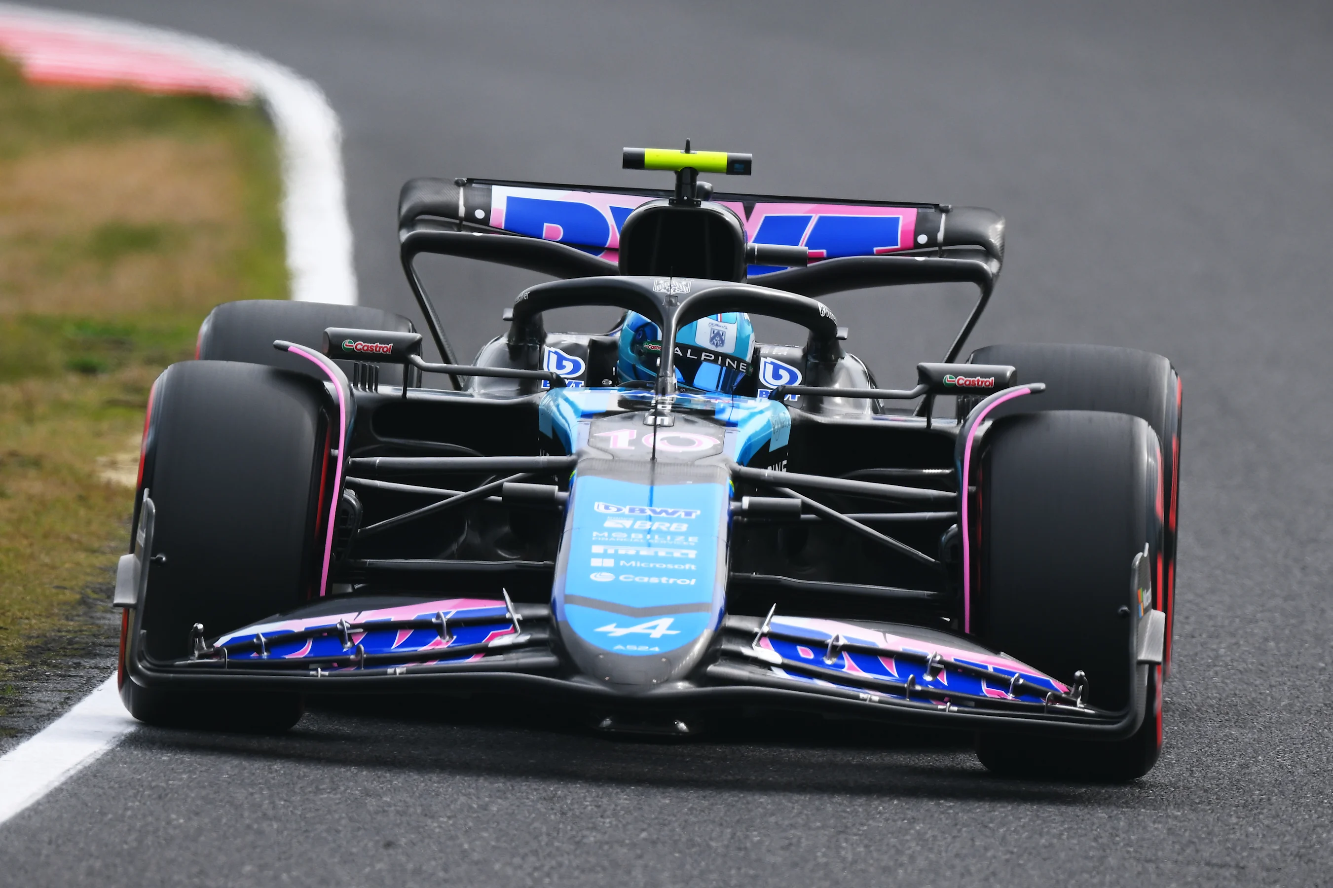 SUZUKA, JAPAN - APRIL 06: Pierre Gasly of France driving the (10) Alpine F1 A524 Renault on track