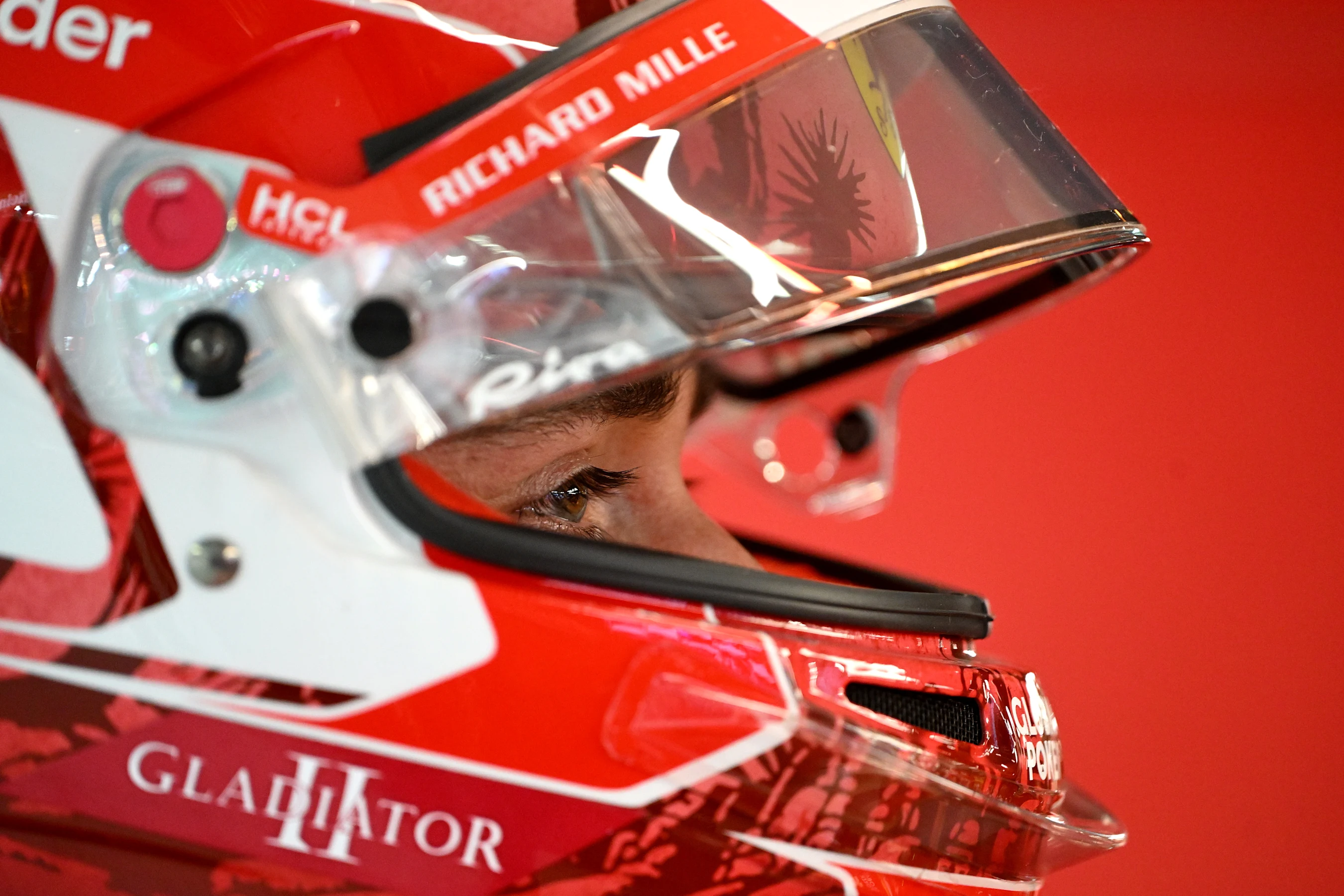 LAS VEGAS, NEVADA - NOVEMBER 22: Charles Leclerc of Monaco and Ferrari prepares to drive in the