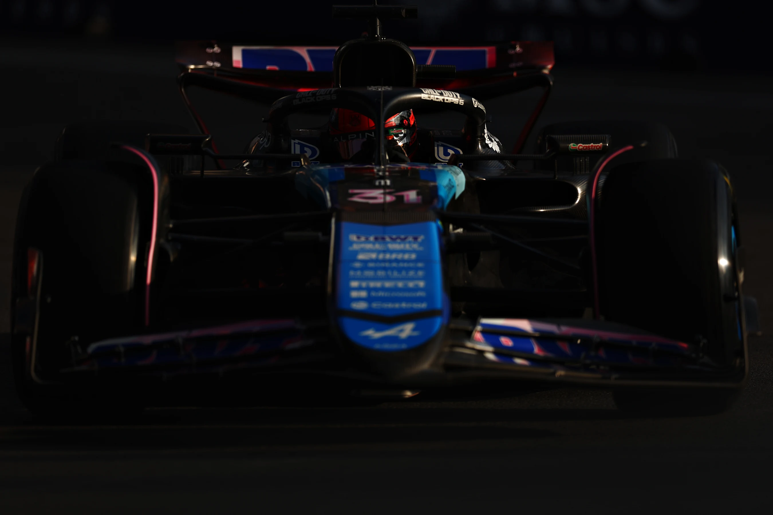MEXICO CITY, MEXICO - OCTOBER 25: Esteban Ocon of France driving the (31) Alpine F1 A524 Renault on
