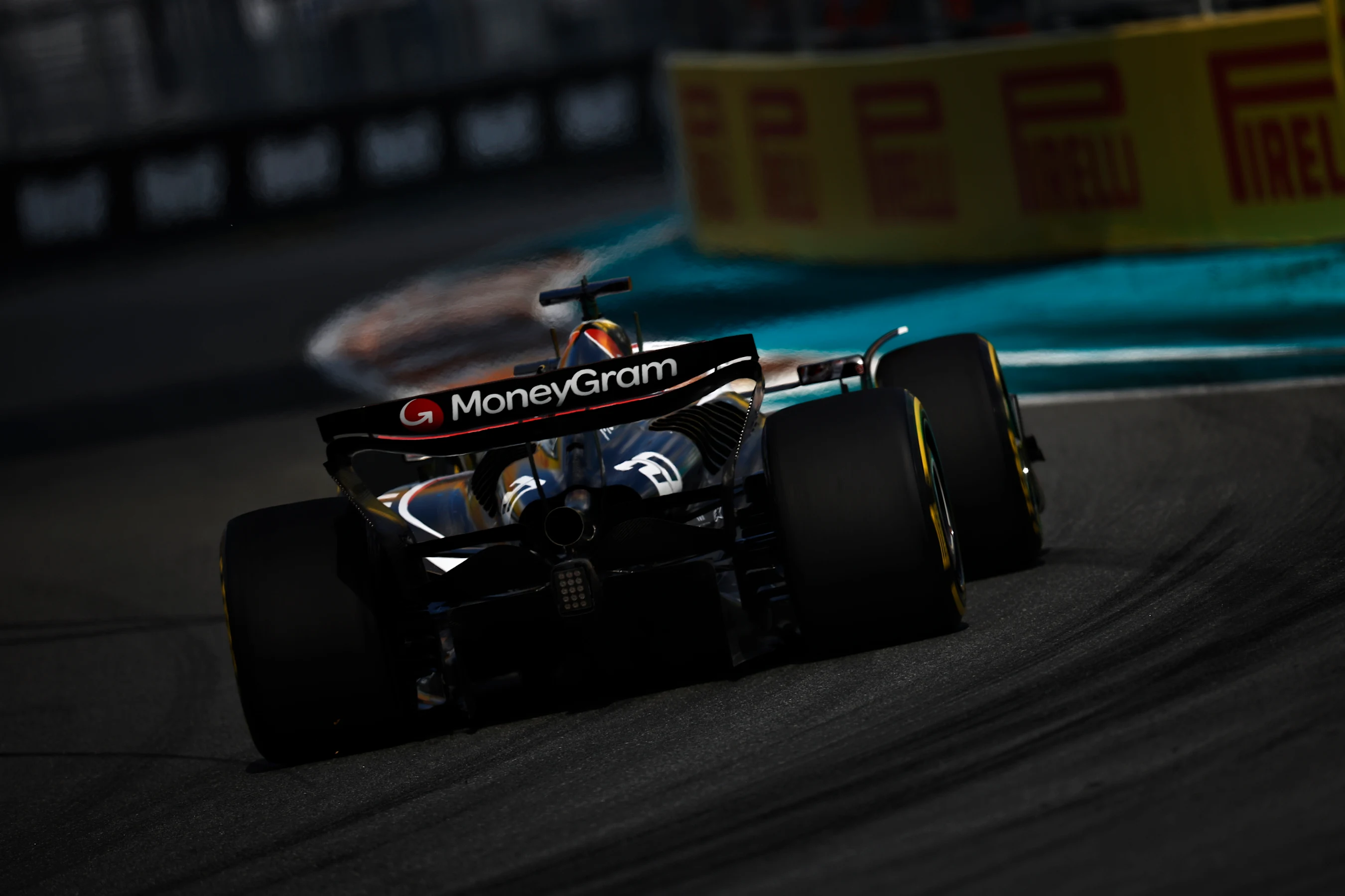 MIAMI, FLORIDA - MAY 03: Kevin Magnussen of Denmark driving the (20) Haas F1 VF-24 Ferrari on track