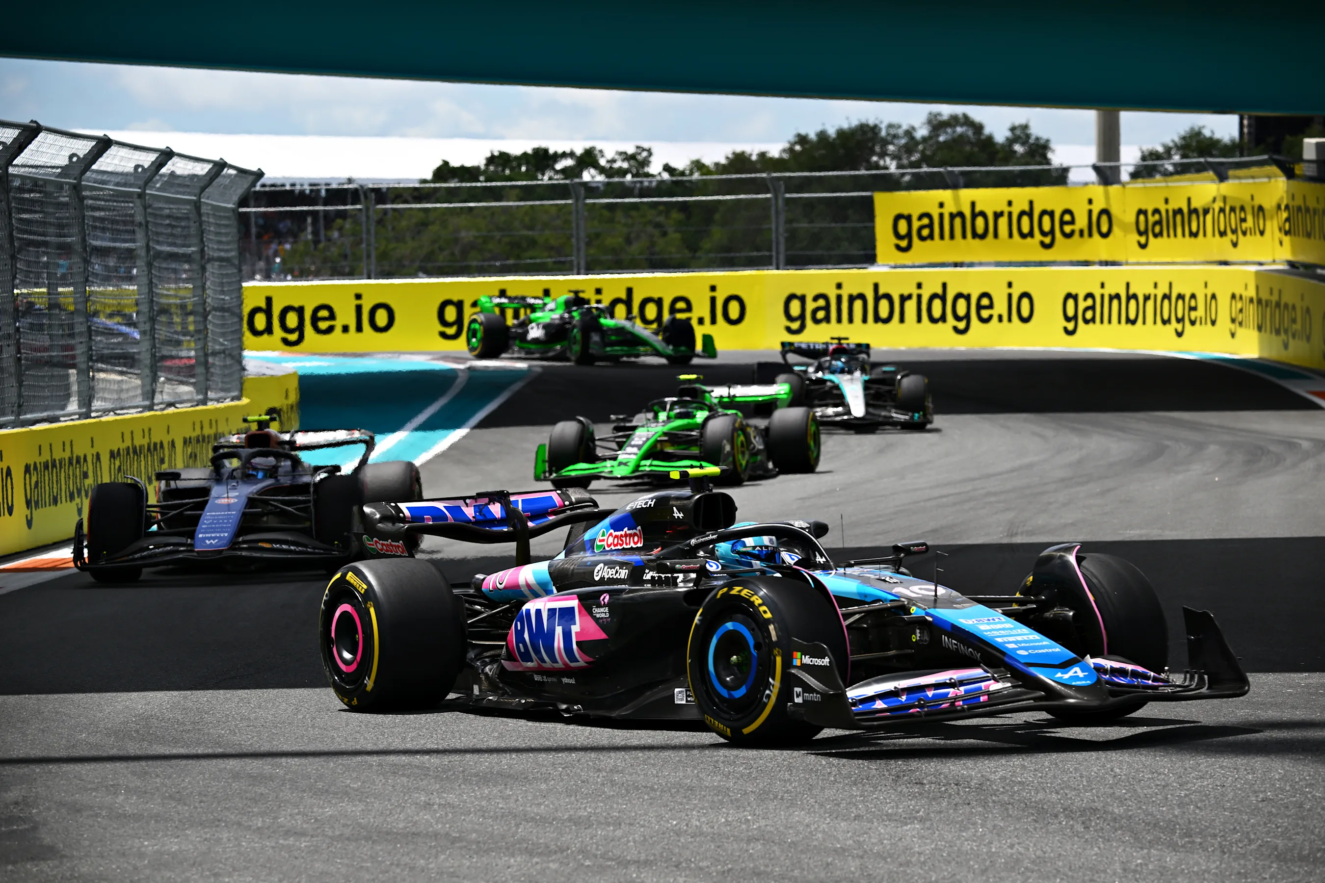 MIAMI, FLORIDA - MAY 04: Pierre Gasly of France driving the (10) Alpine F1 A524 Renault on track